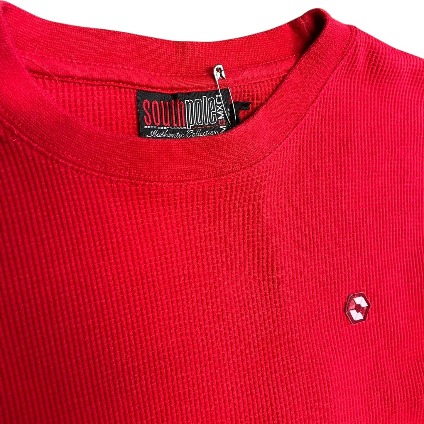 Y2K Southpole Red Thermal Shirt