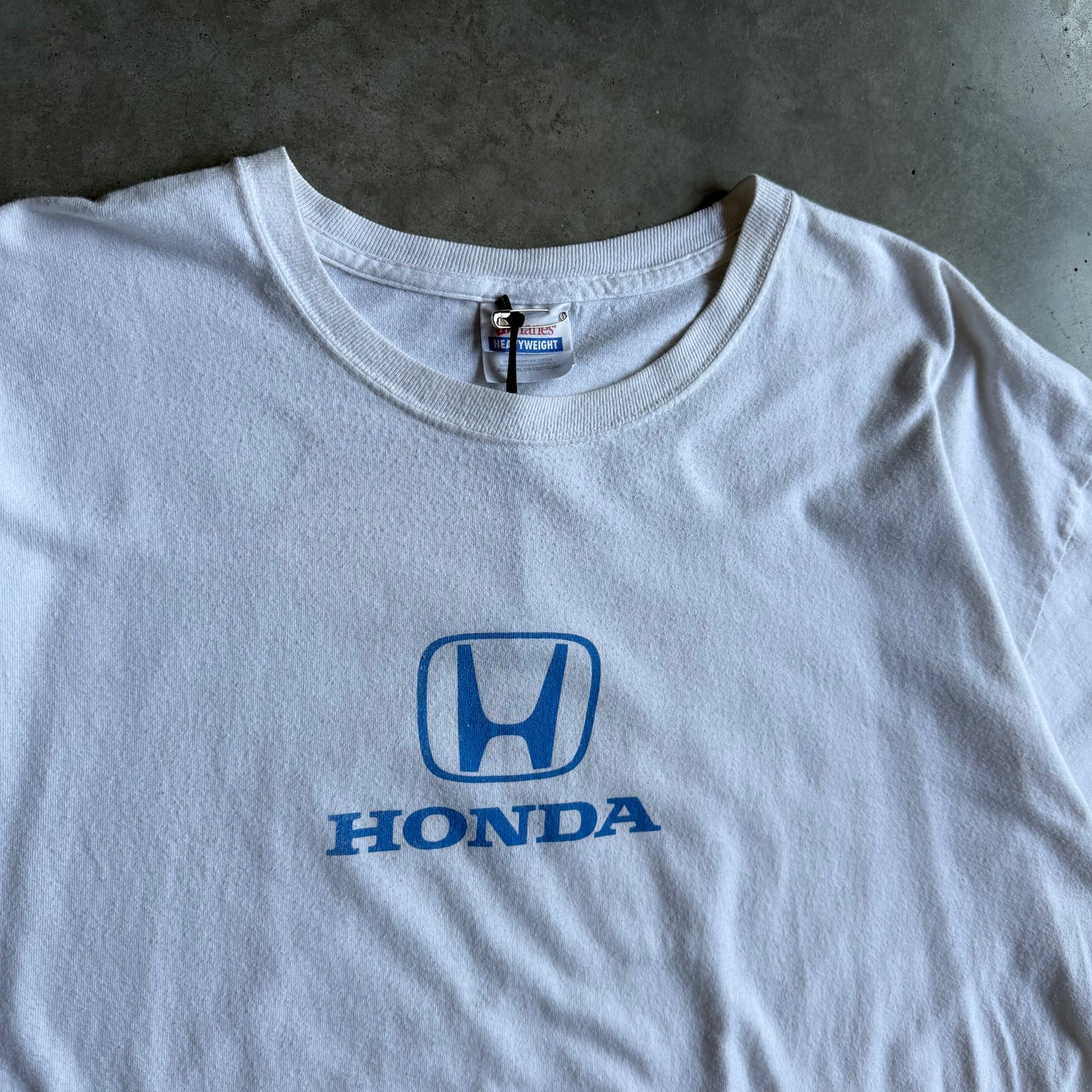 Vintage Honda Centered Spell-Out & Logo Tee