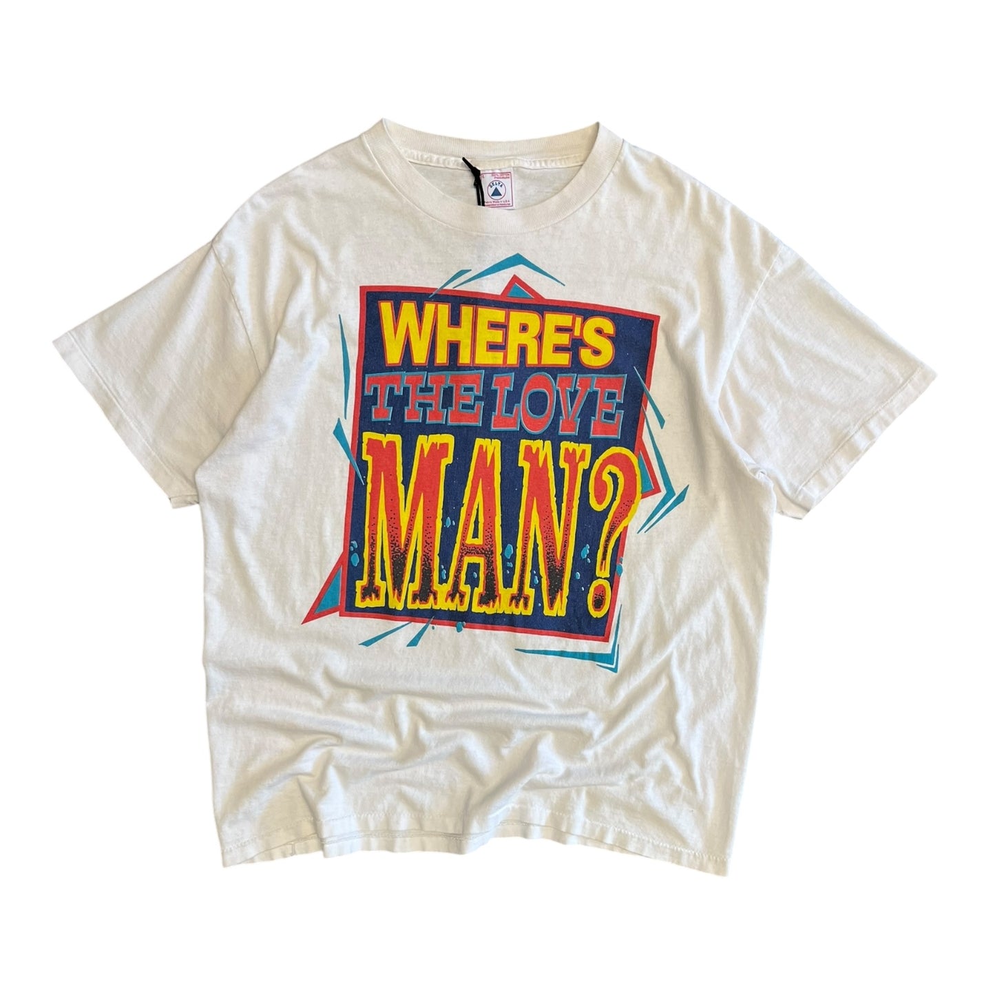 Vintage Where’s The Love Man Bud Light Tee