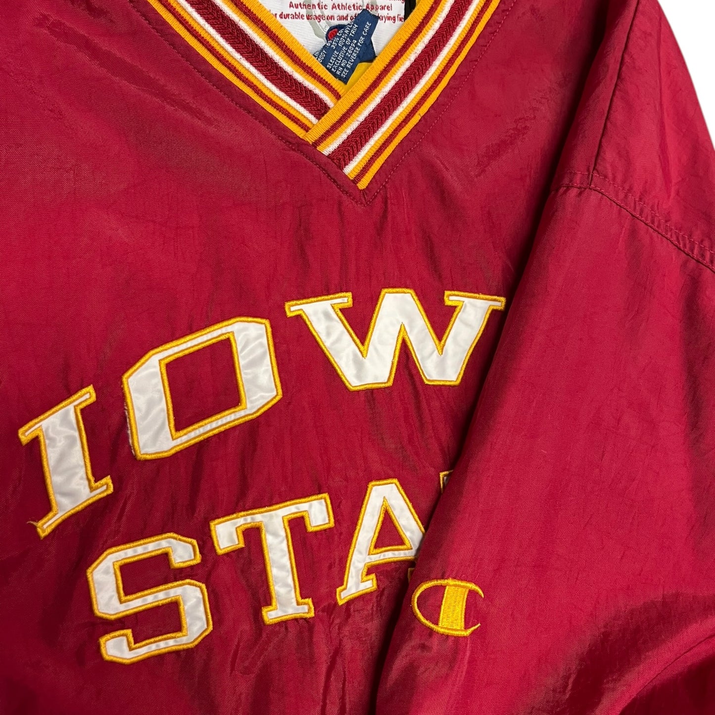 Vintage Iowa State Champion Spell-Out Windbreaker