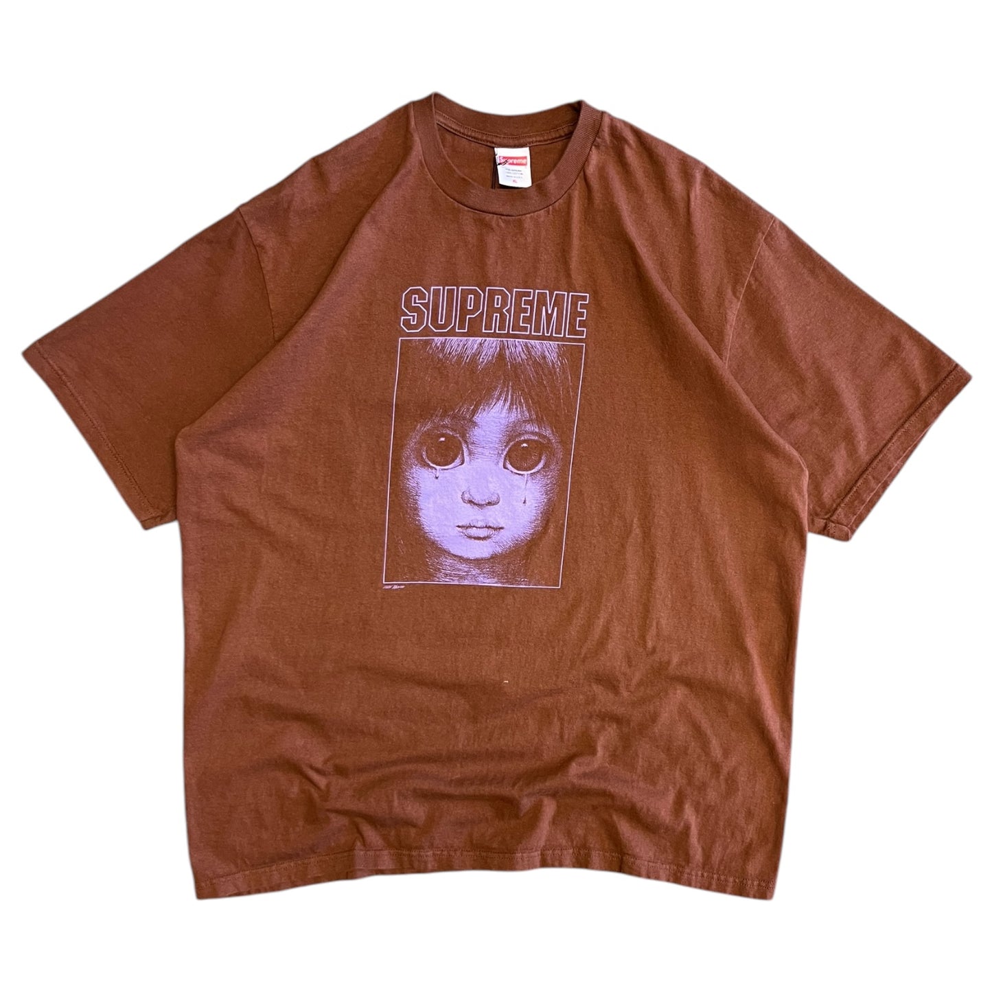 Supreme Margaret Keane Teardrop Brown Tee
