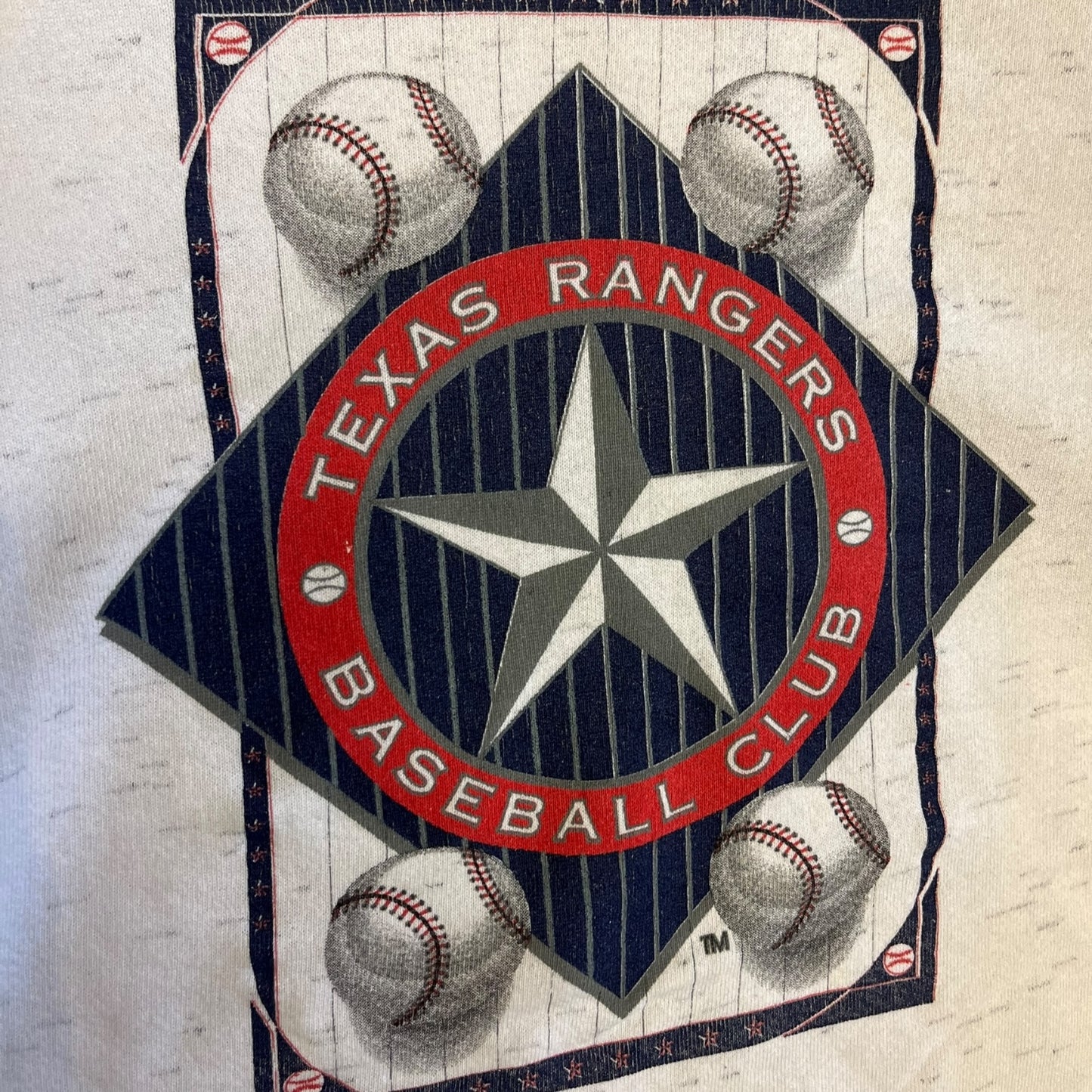 Vintage Texas Rangers Baseball Club Sweatshirt