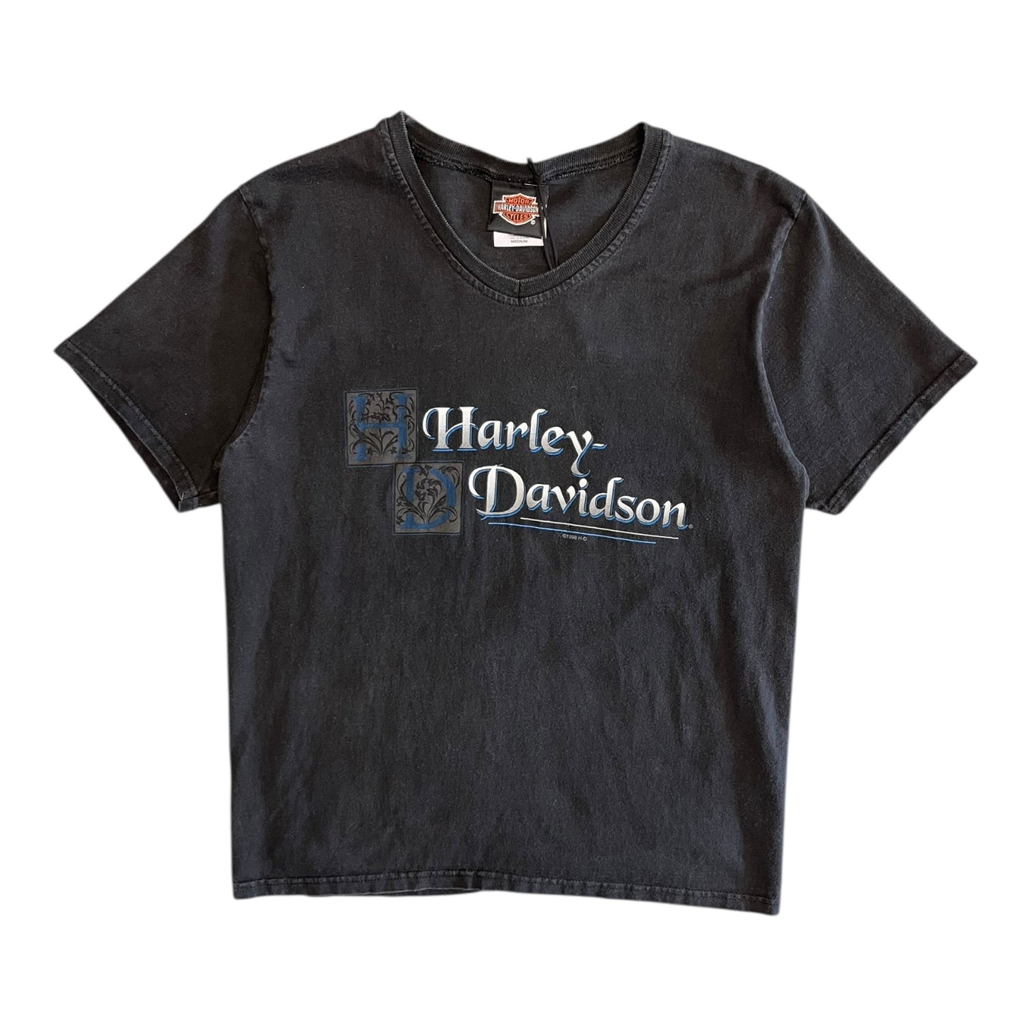 Women’s Vintage Harley Davidson Script Spellout T Shirt
