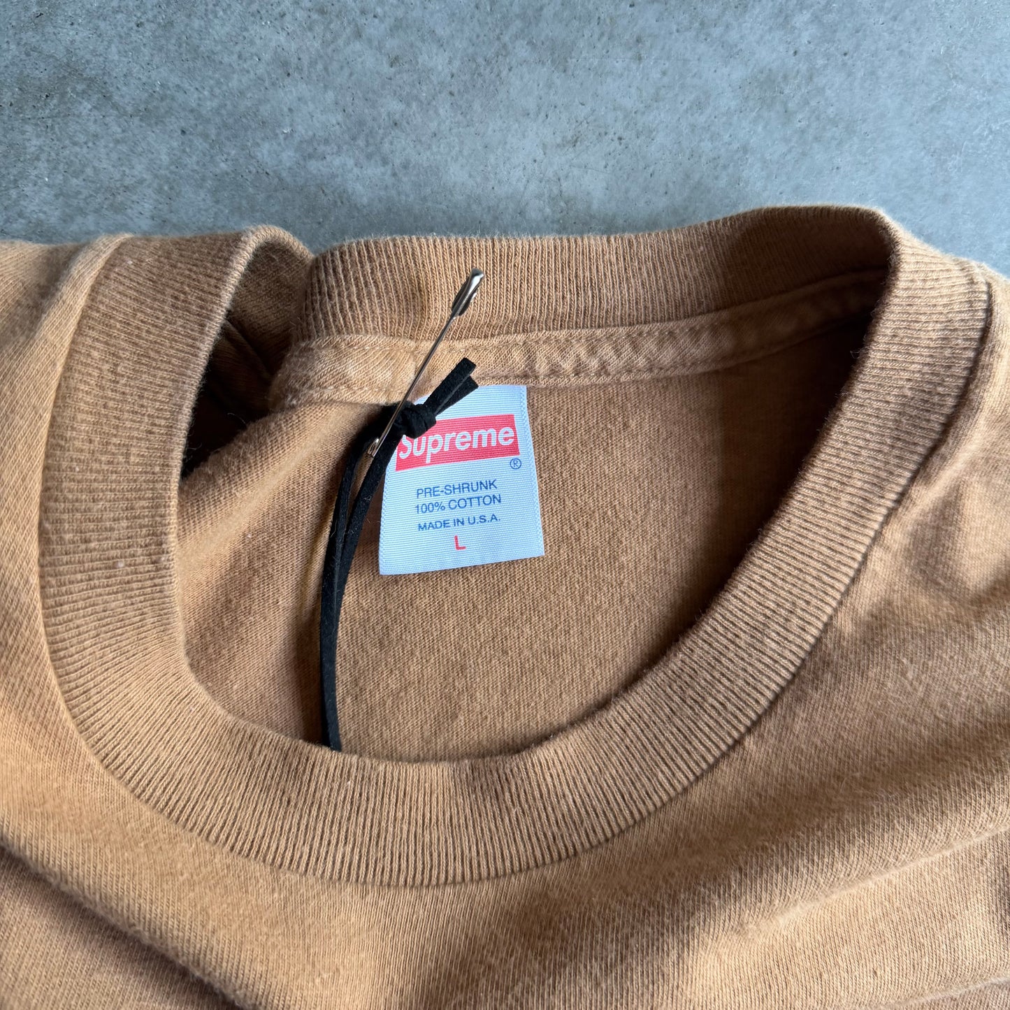 Supreme SS17 ‘Larry Clark Girl’ T Shirt Mocha Brown