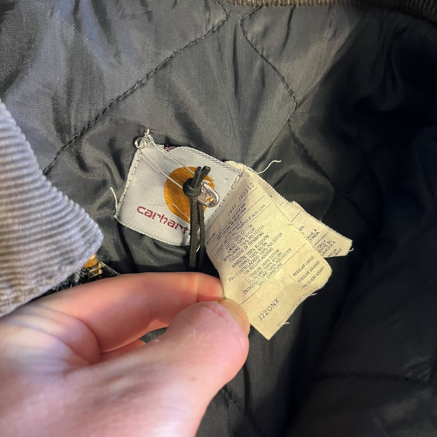 Carhartt ‘J22 ONX’ Onyx Black Arctic Jacket