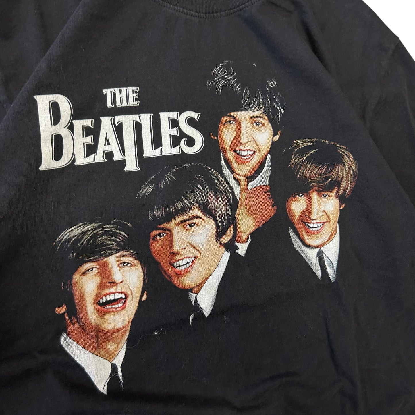 Y2K The Beatles Smiling Faces Tee