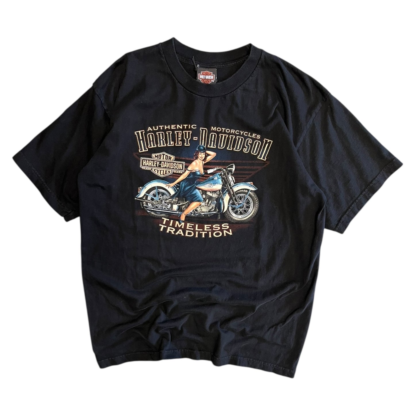 Y2K Harley Davidson “Timeless Tradition” Motorcycle Women Tee