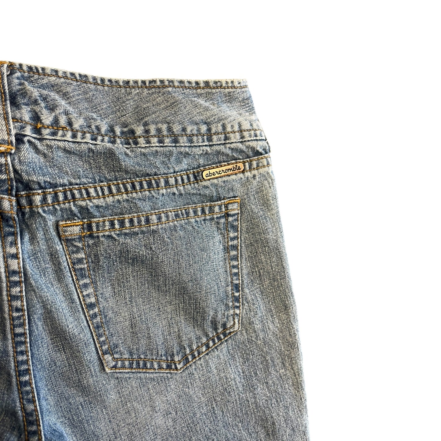 Women’s Y2K Abercrombie Low Rise Flair Light Wash Jeans