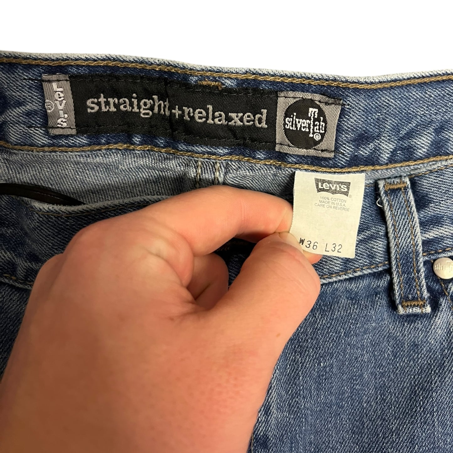 Vintage Levi’s Silvertab Straight + Relaxed Fit Jeans