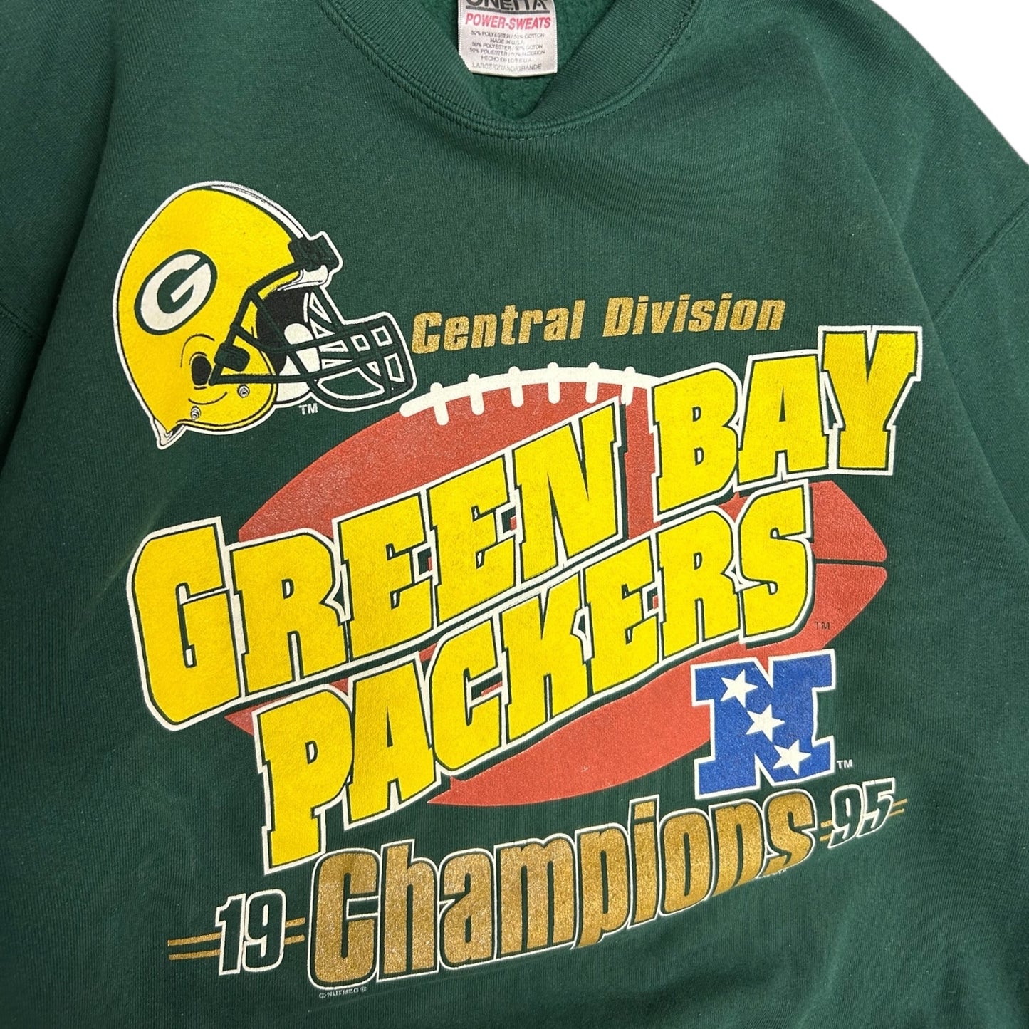 Vintage 1995 Packers NFC Champs Sweatshirt