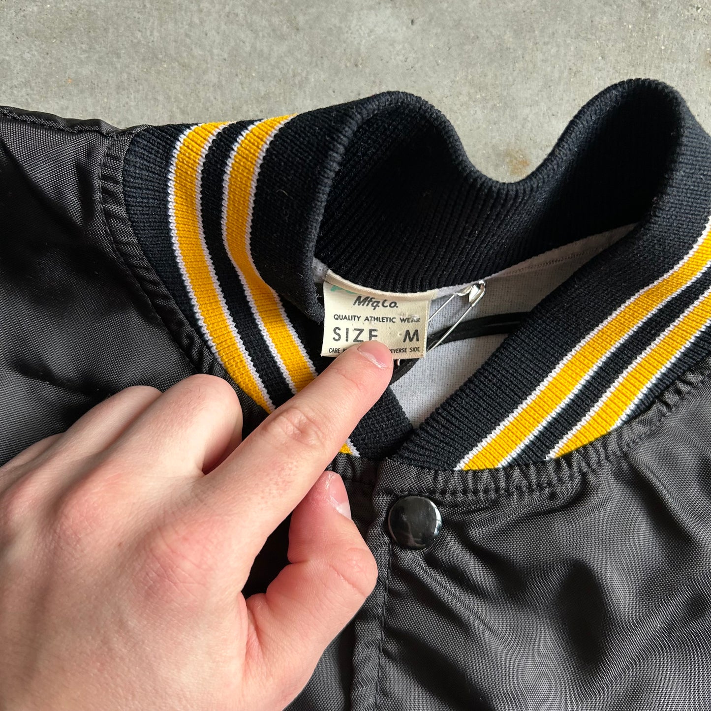 Vintage Iowa Hawkeyes Nylon Bomber