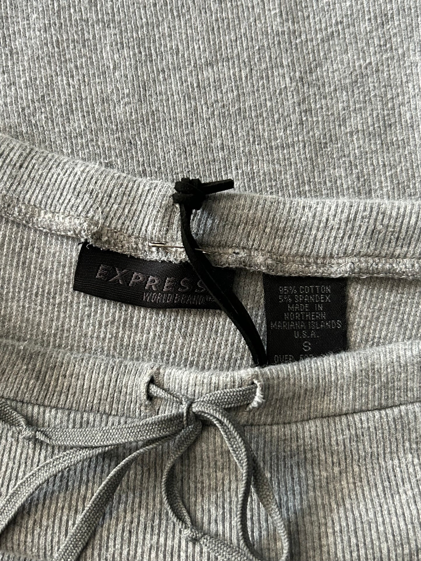Women’s Y2K Express Grey Sweater Maxi Skirt