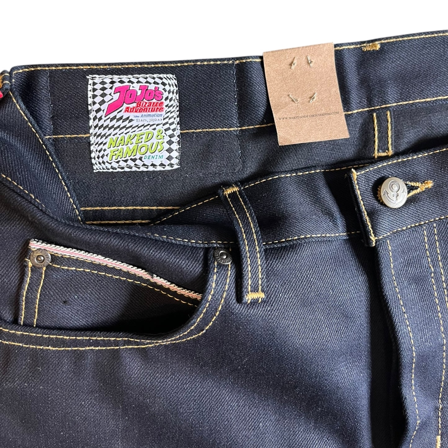 Naked & Famous x JoJo’s Bizarre Adventure Super Guy Raw Denim