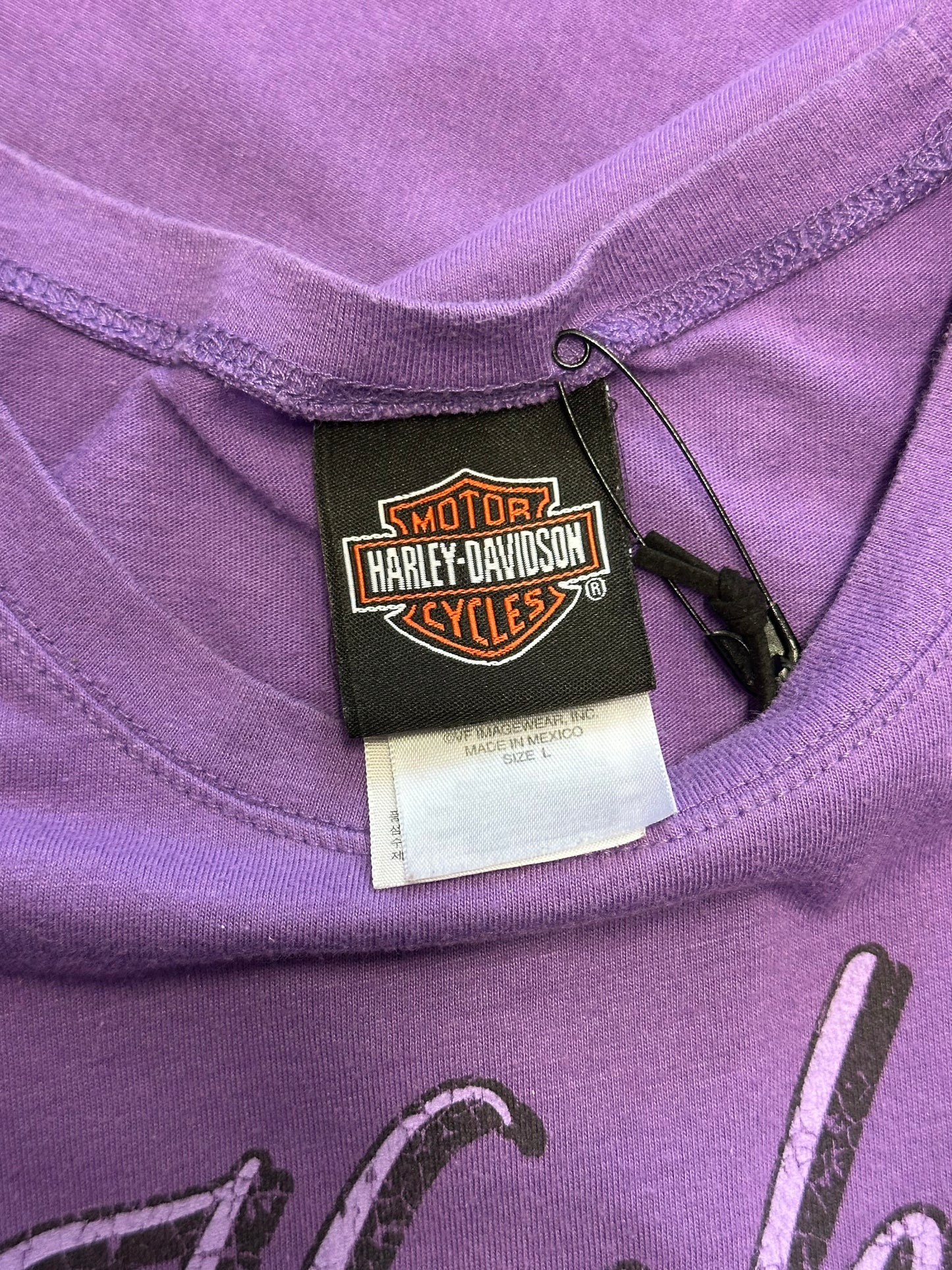 Women’s Harley Davidson Purple T Shirt