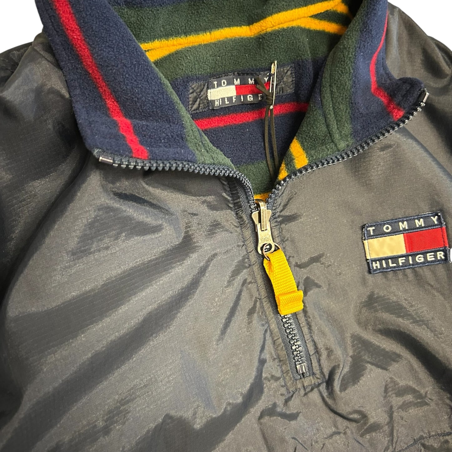 Vintage Tommy Hilfiger Navy Blanked Lined Windbreaker
