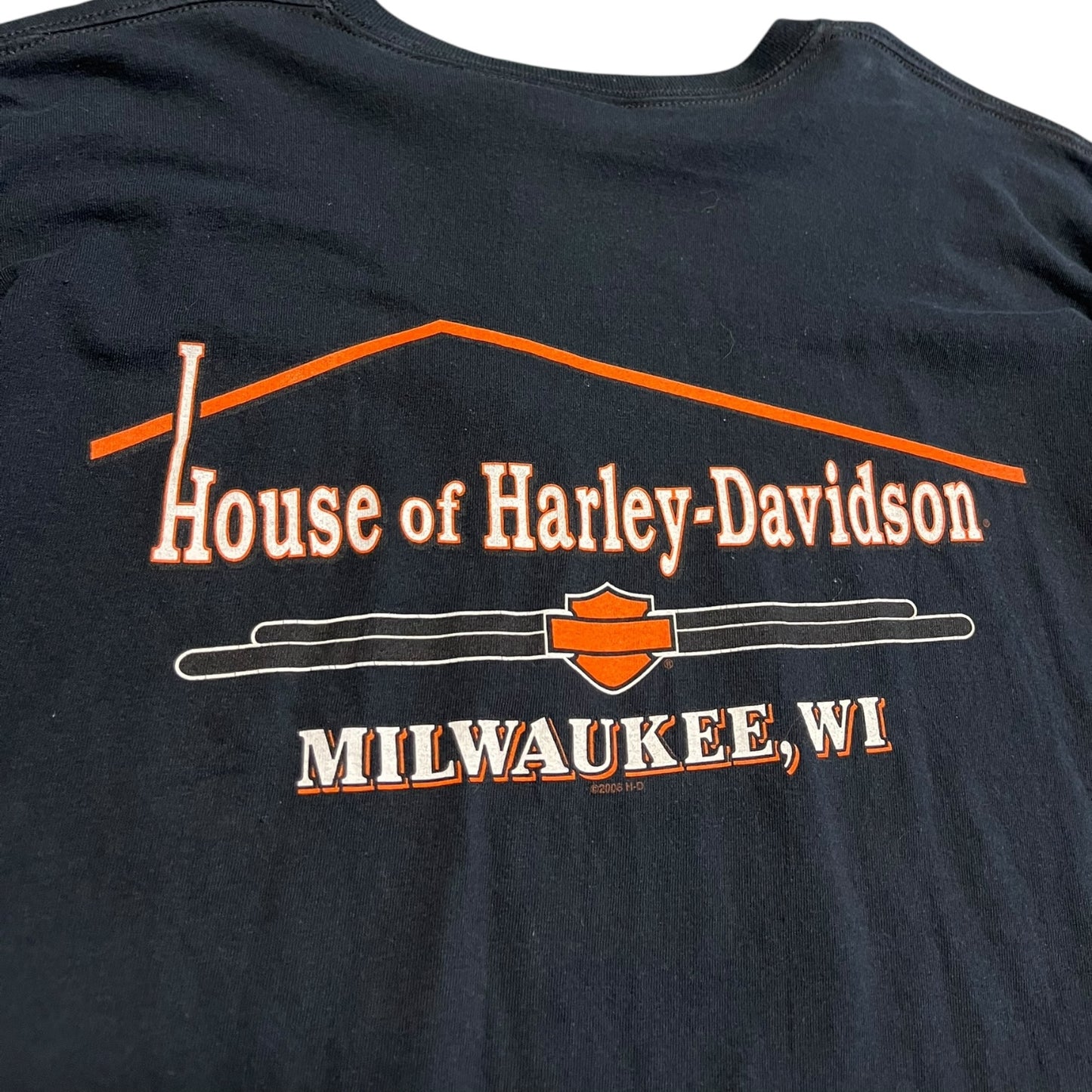 Y2K Harley Davidson 105 Anniversary Bridge Tee