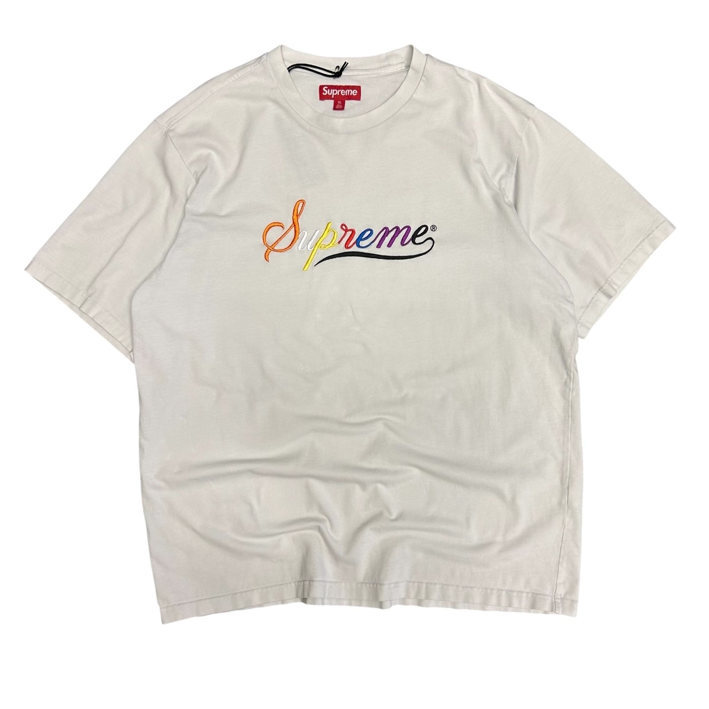 Supreme Rainbow Script Tee