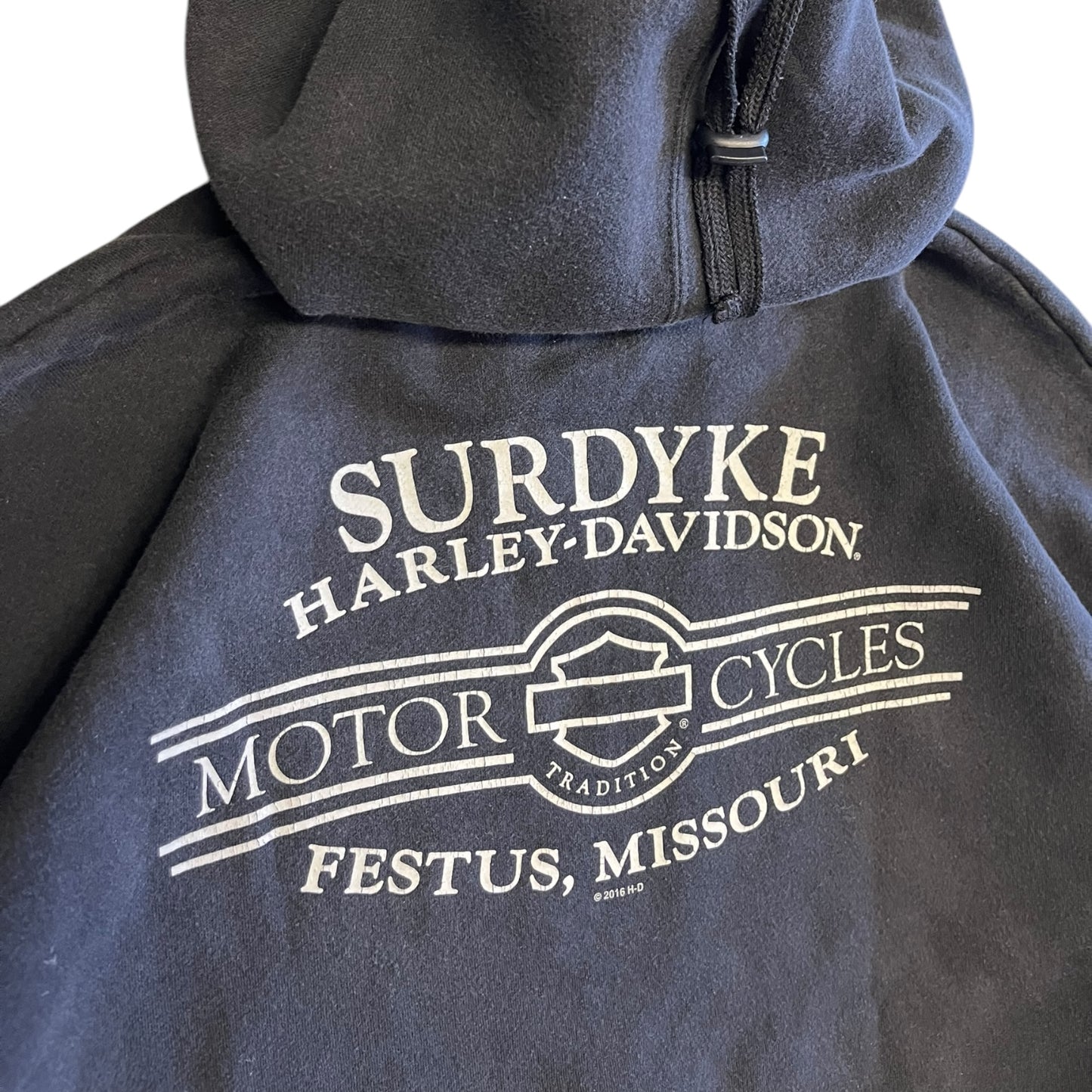 Vintage Harley Davidson Skull Mask Hoodie