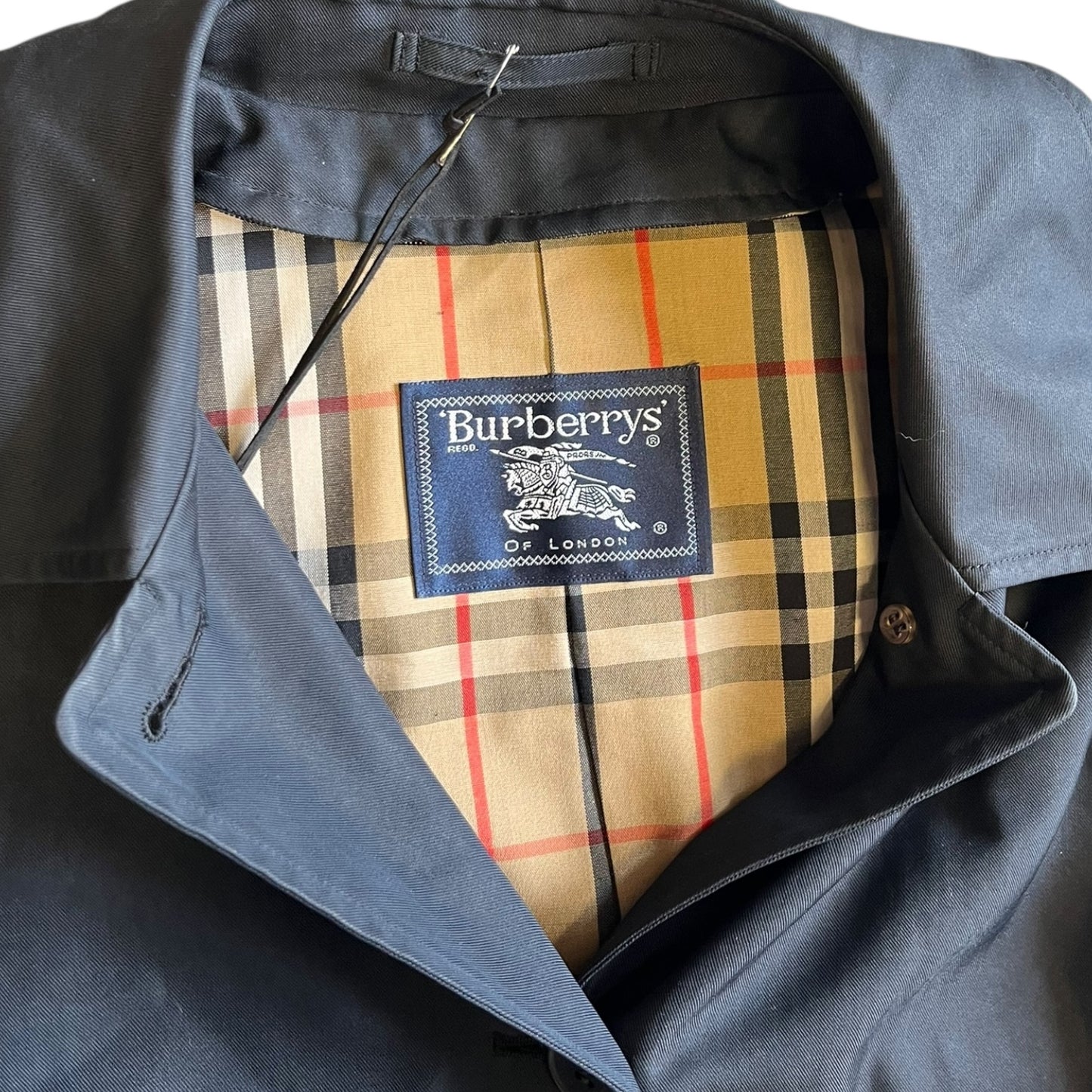 Vintage Women’s Burberry Of London Black Trench Coat