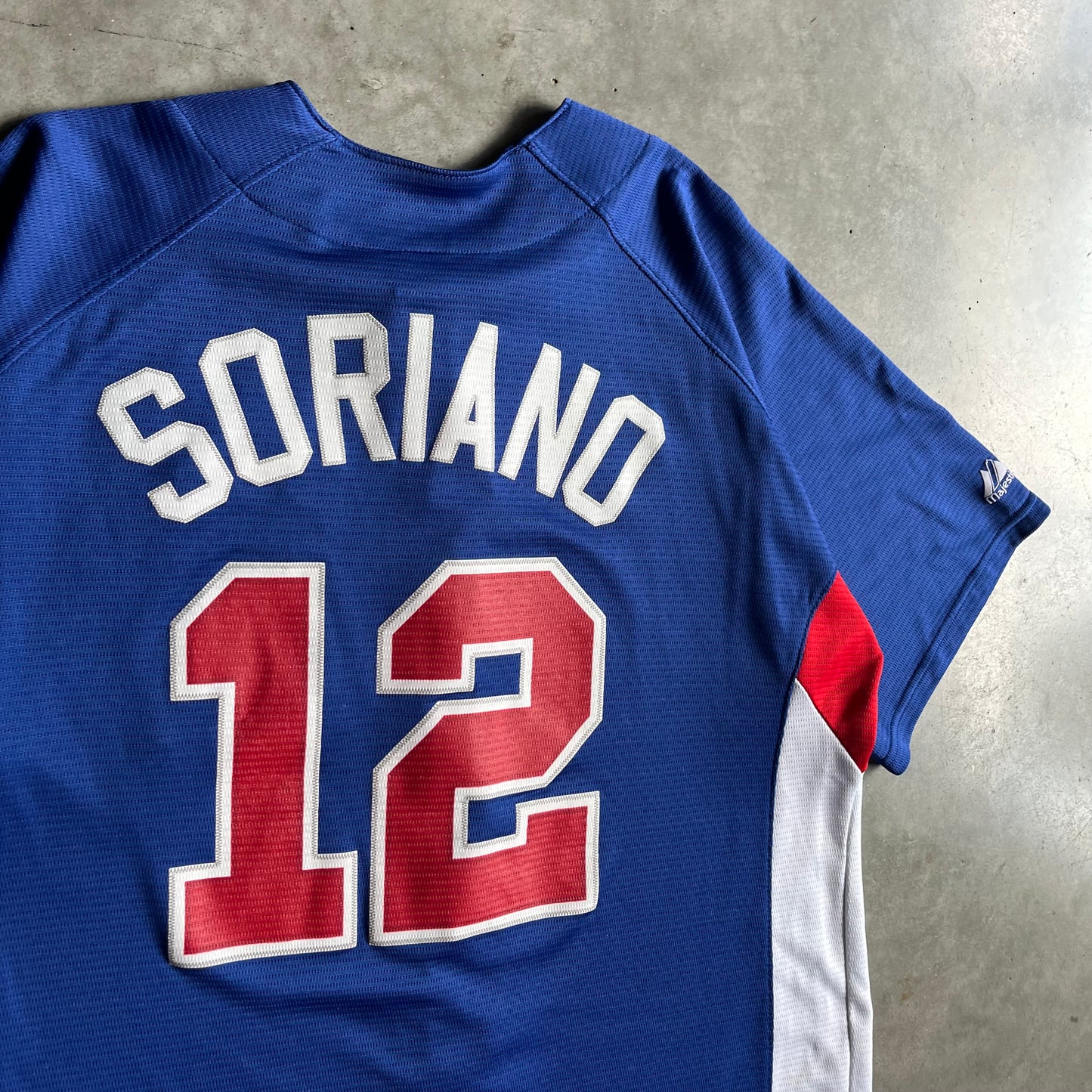 Chicago Cubs Majestic Baseball Jersey #12 Soriano