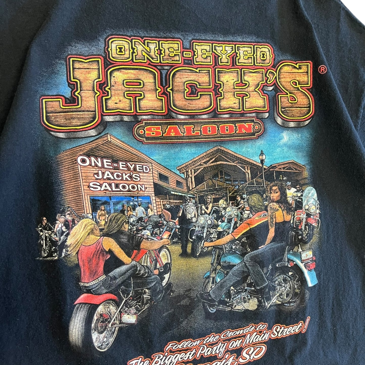 Y2K One-Eyed Jacks Saloon Sturgis Tee