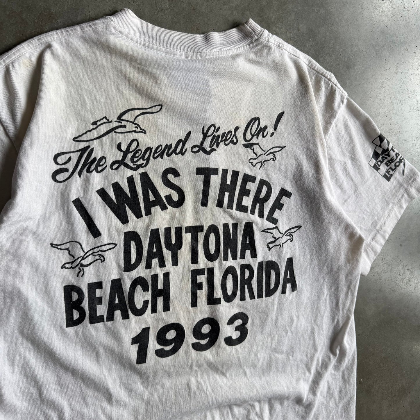 Vintage “If You Wanna Race..” Daytona Beach Tee