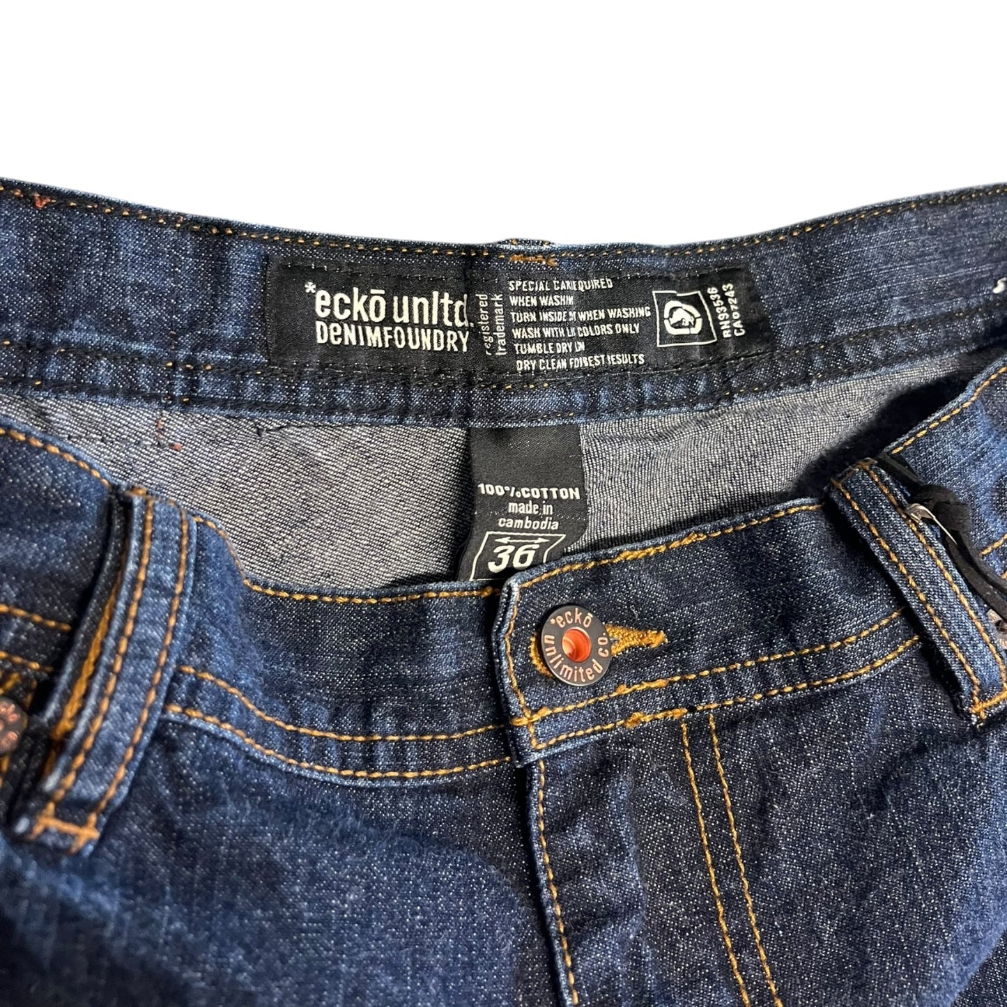 Y2K Eckō Dark Wash Carpenter Jeans