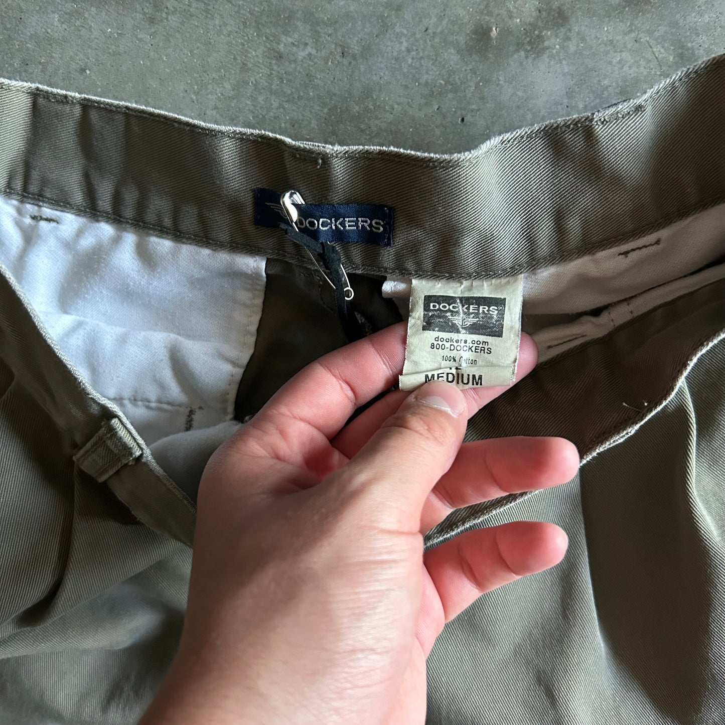 Y2K Dockets Olive Chino Pants