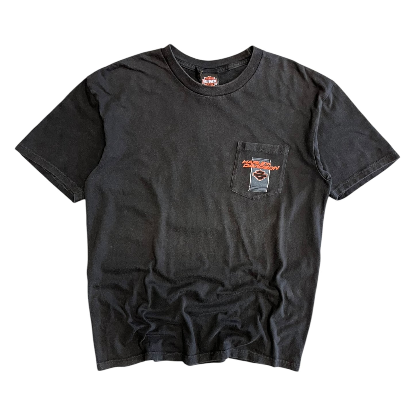 Y2K Harley Davidson North Carolina Pirate Ship T Shirt