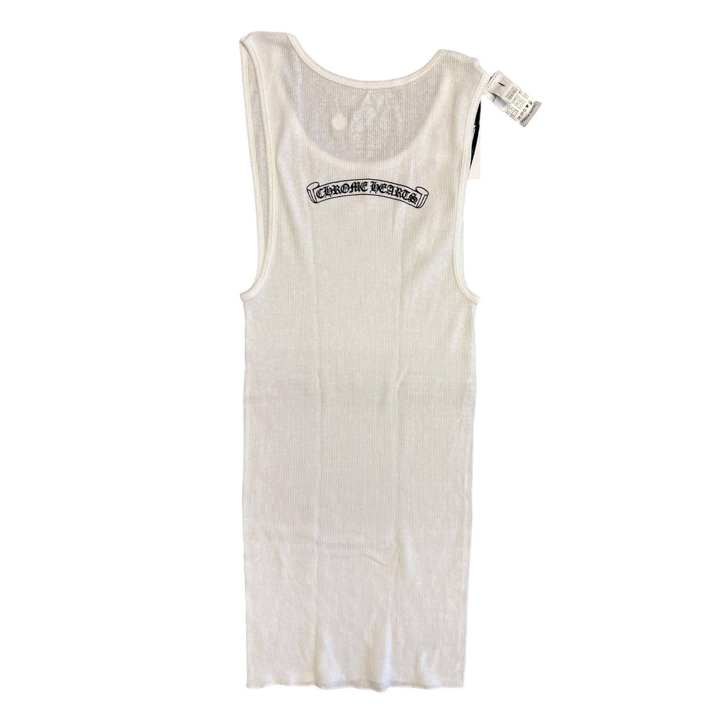 Chrome Hearts White Neck Print Tank Top