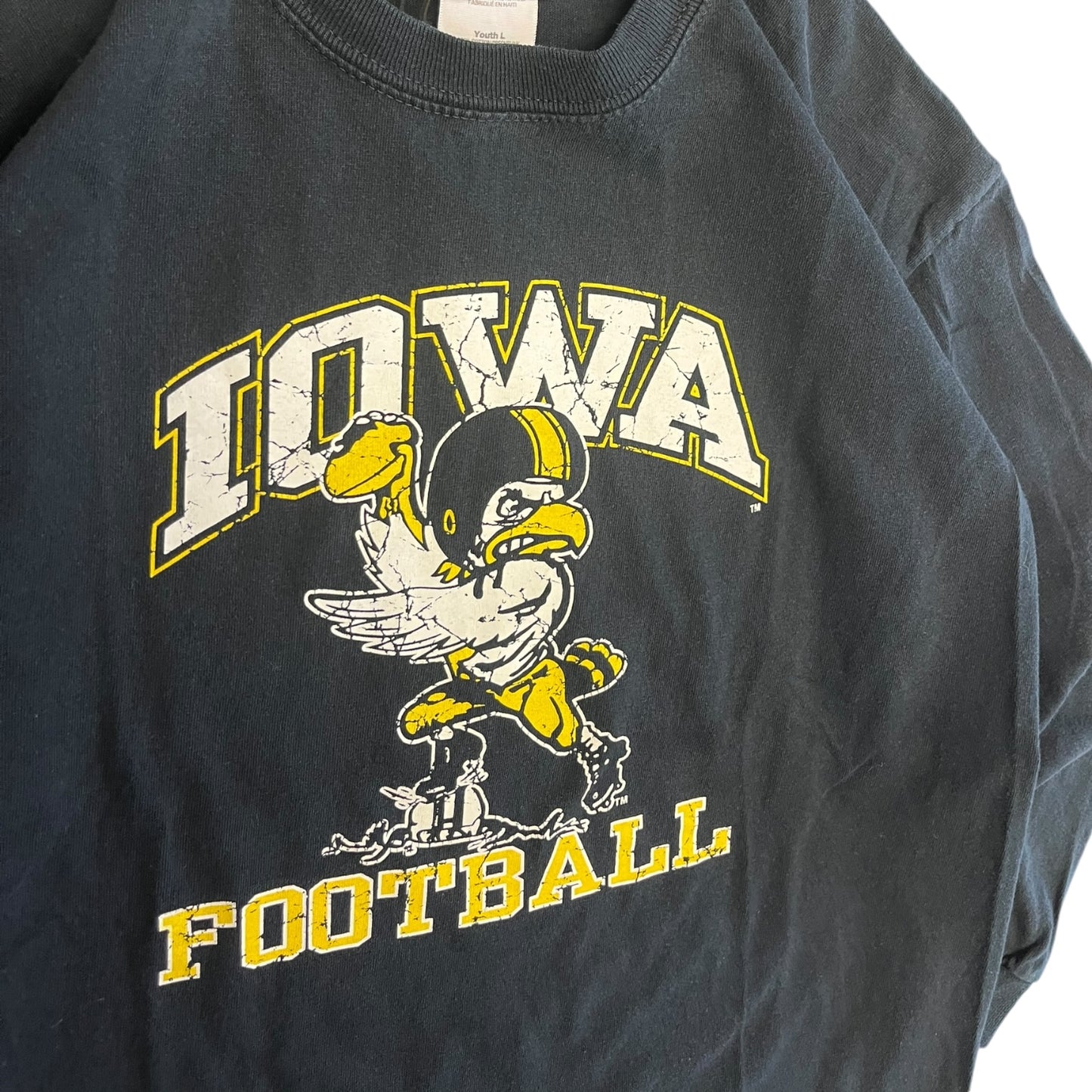 Y2K Youth Iowa Hawkeyes Football Herky Longsleeve