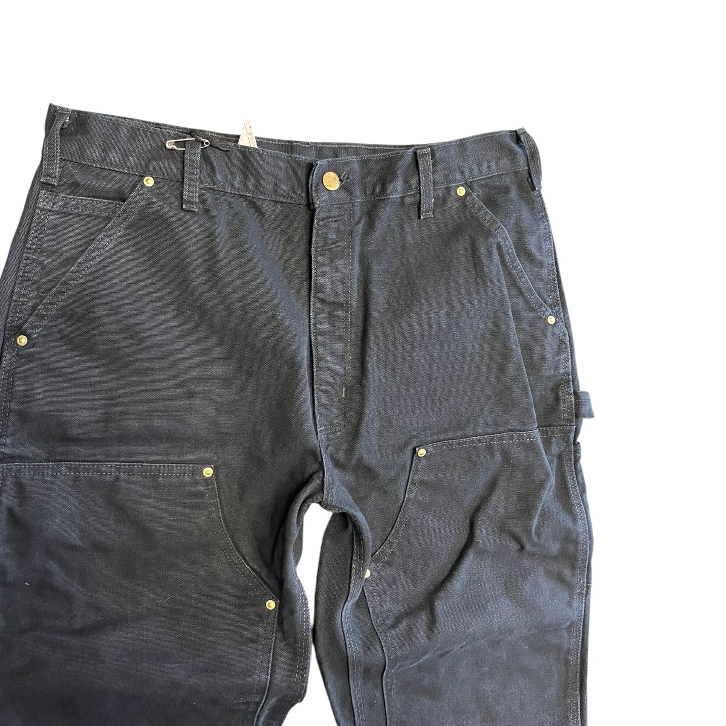 Vintage Carhartt B01 BLK Black Double Knee Jeans