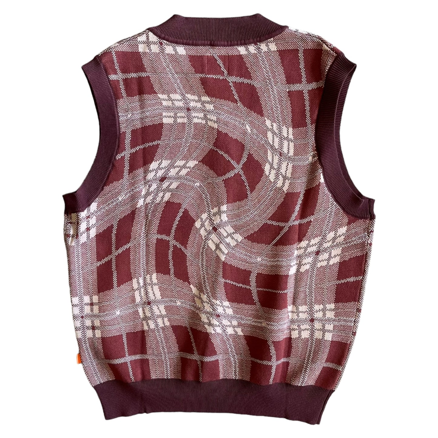 Brigade - Warped Tartan Knit Vest (Multi)