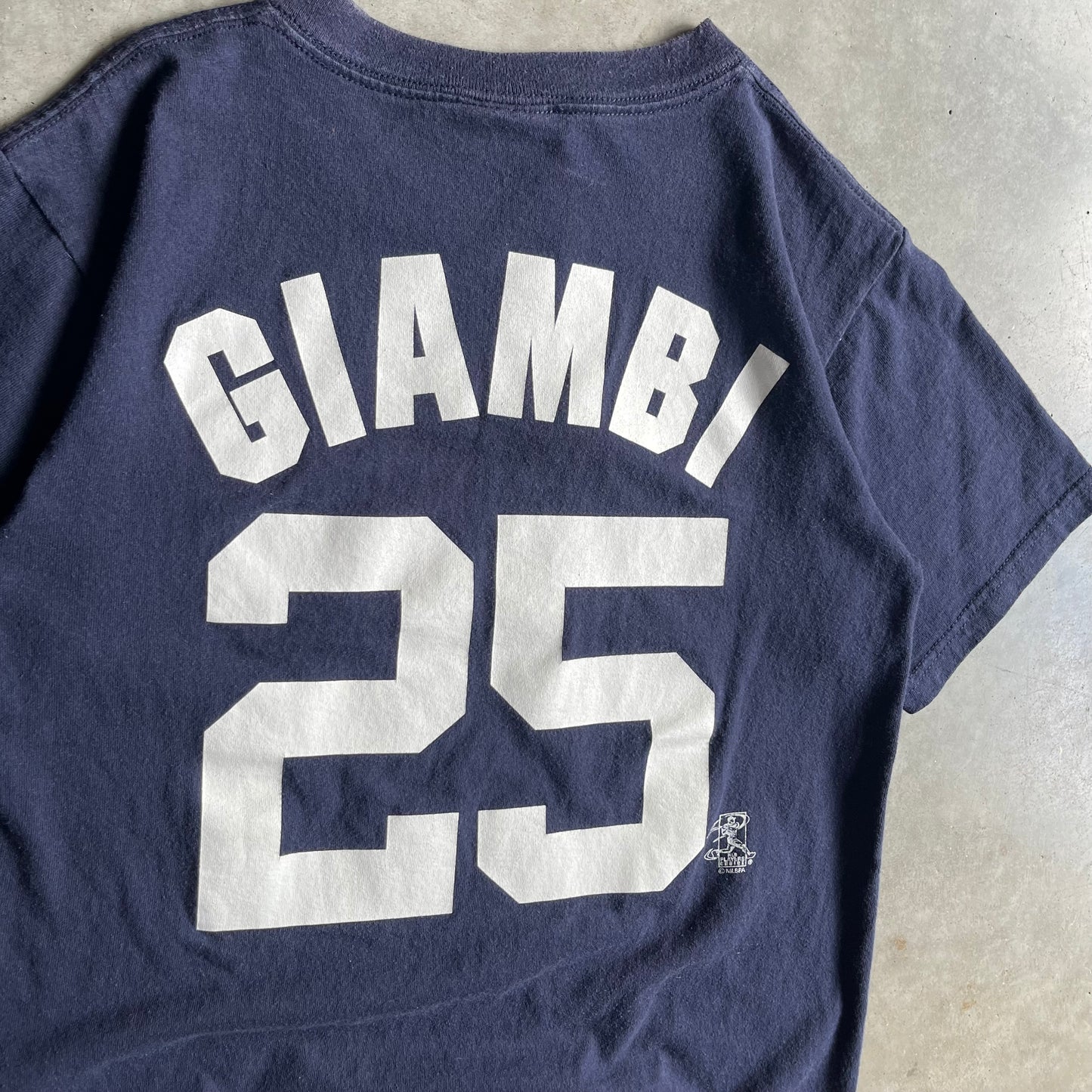 Y2K Majestic New York Yankees #25 Giambi Jersey T Shirt