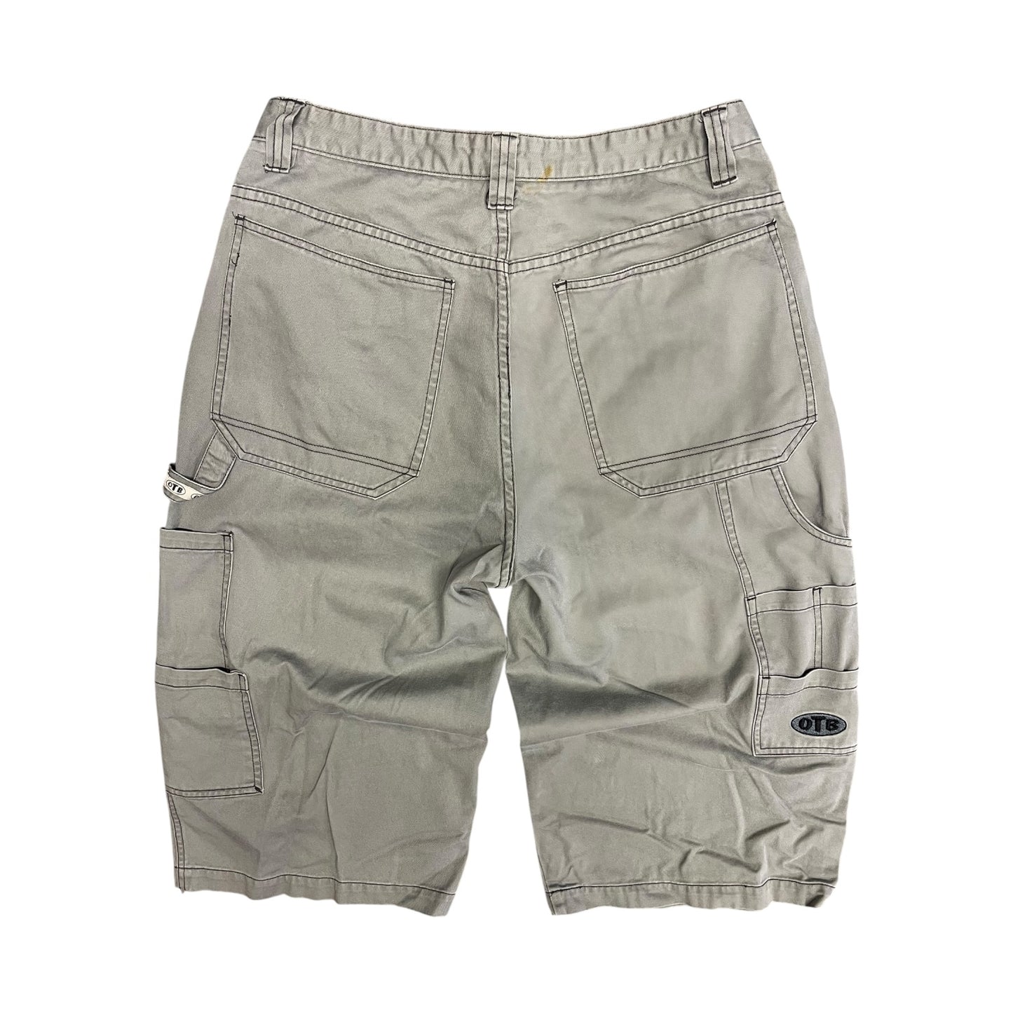 Vintage OTB Green Carpenter Baggy Shorts