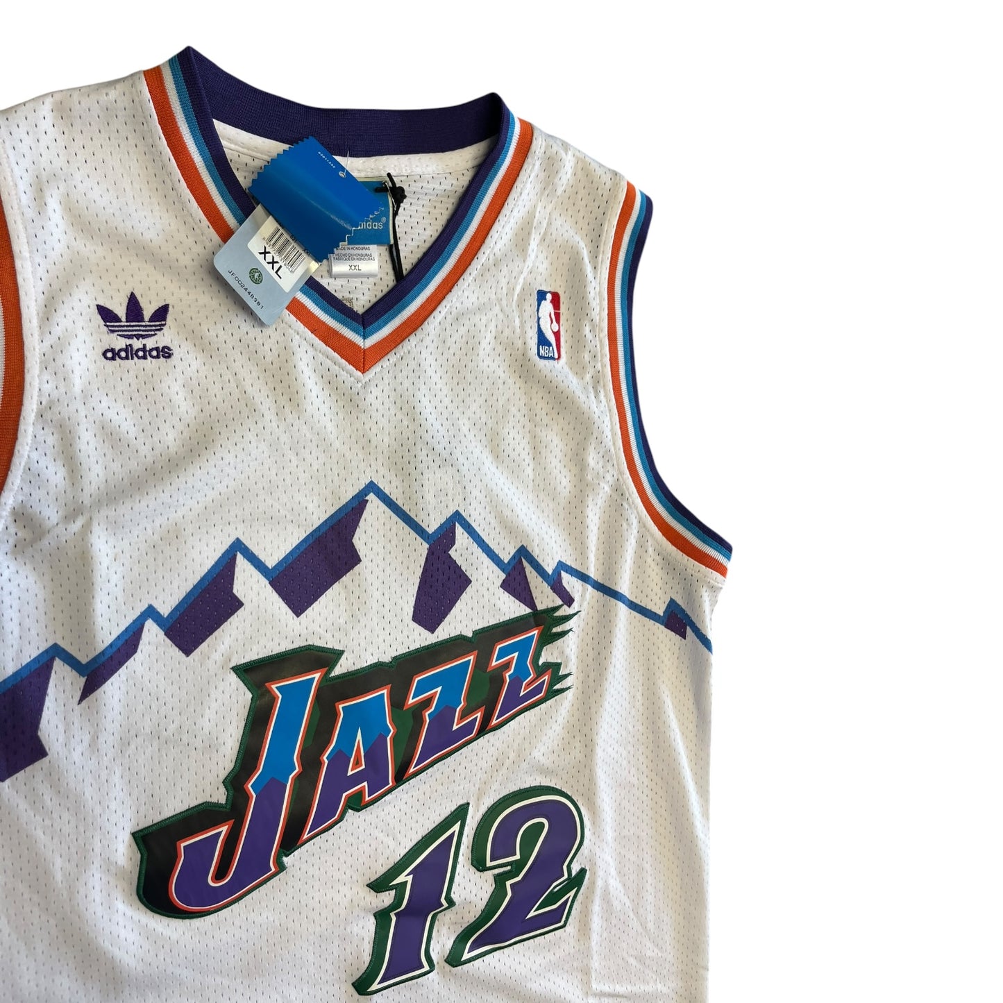 Y2K NWT Adidas Utah Jazz John Stockton Jersey