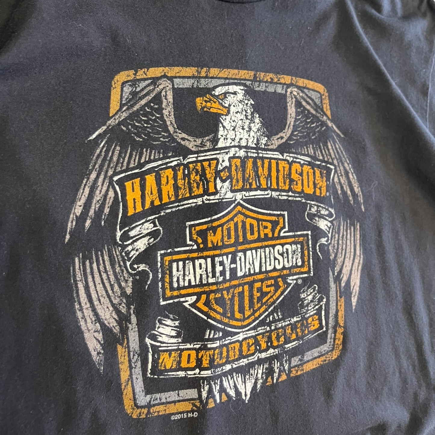 Y2K Indianola Biker Chick Harley Davidson Crest Tee