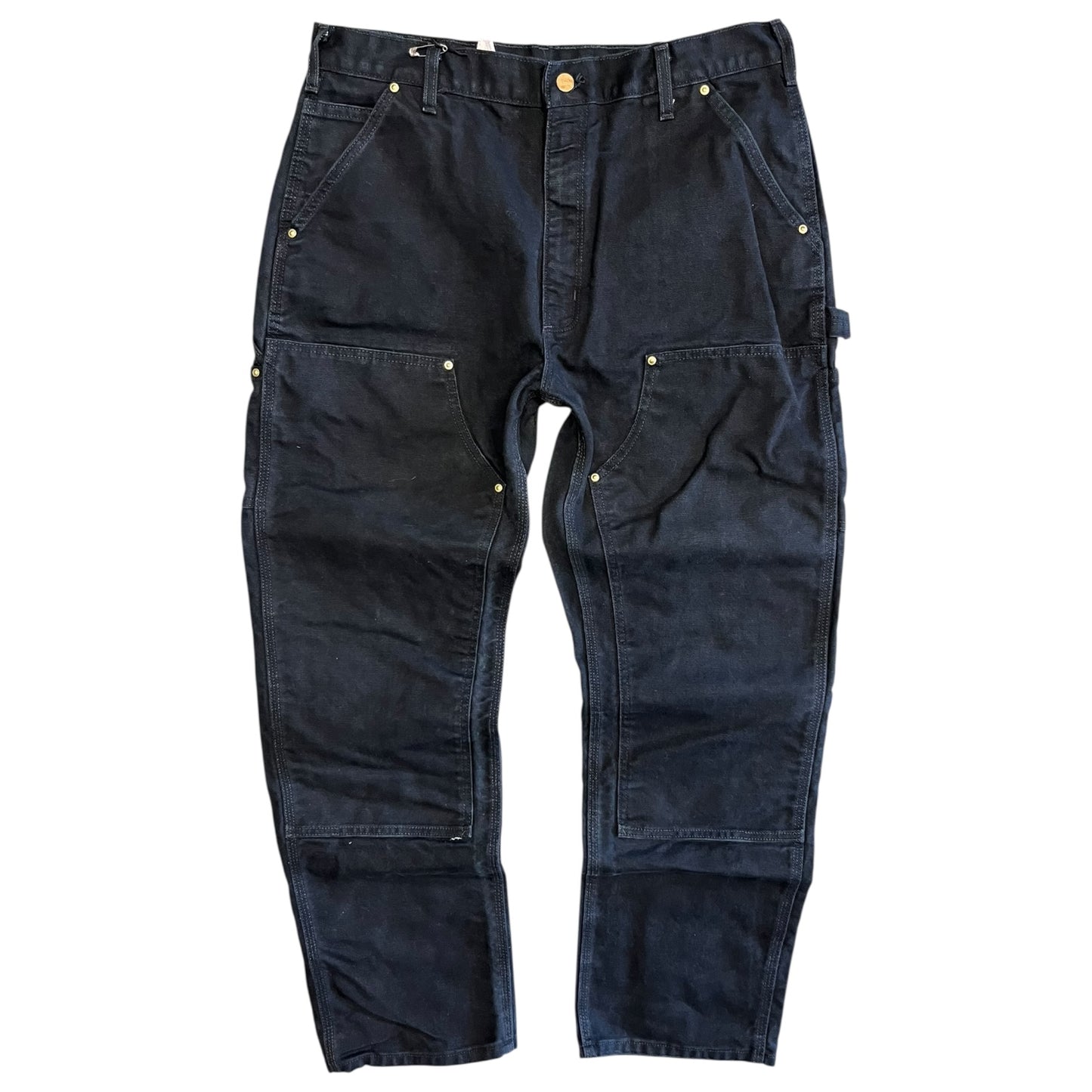 Vintage Carhartt B01 BLK Black Double Knee Jeans