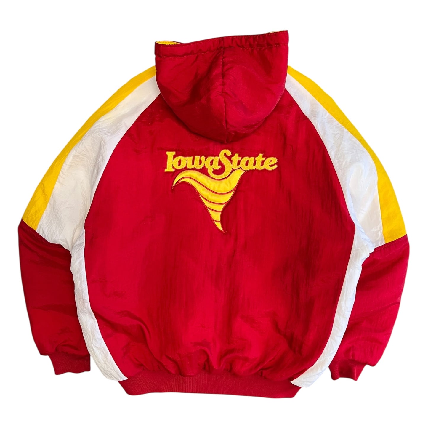 Vintage Iowa State Tornado Logo Puffer Jacket