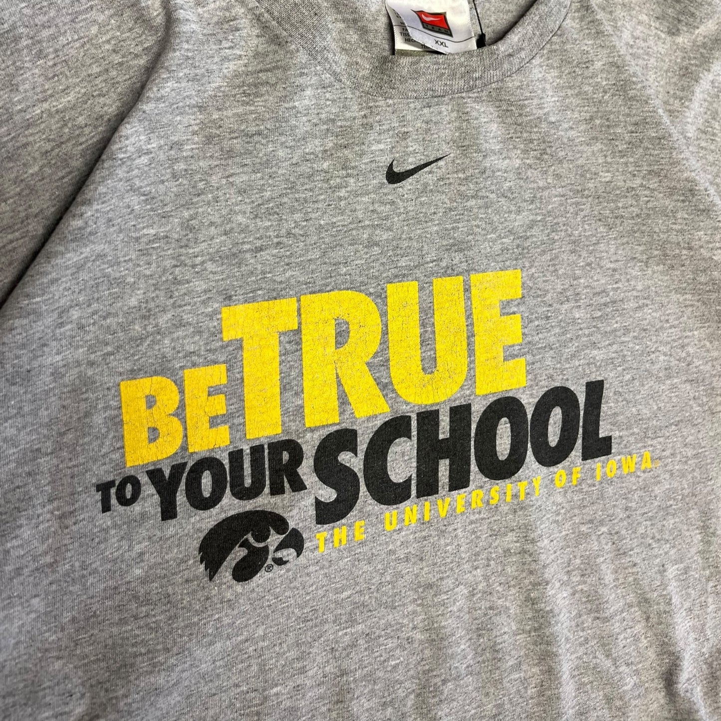 Vintage Nike “Be True To Your School” University Of Iowa Tee