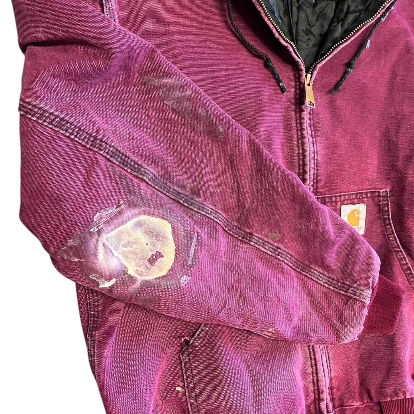 Carhartt ‘JQ281’ Raspberry Quilt Lined Active Jacket