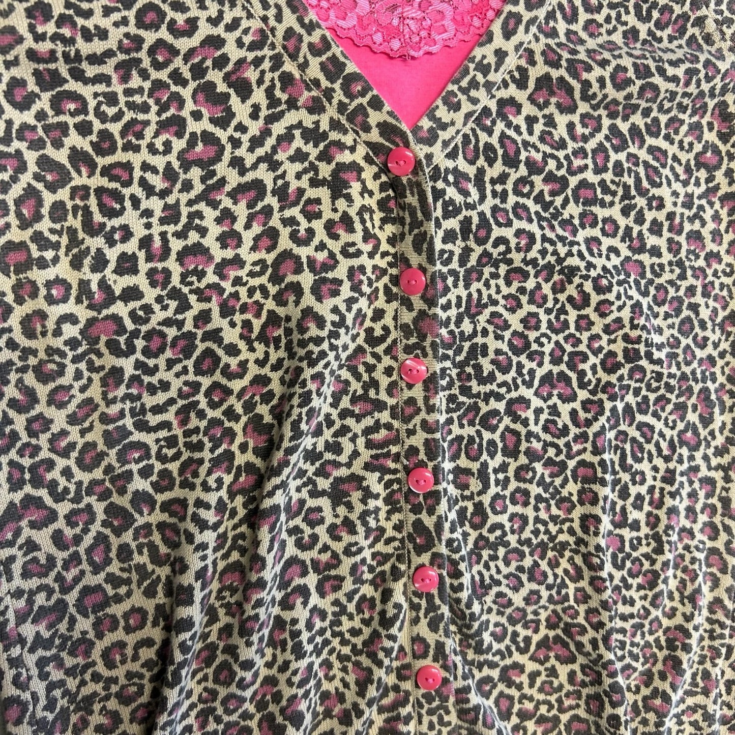 Women’s Y2K Cherokee Leopard Print Top