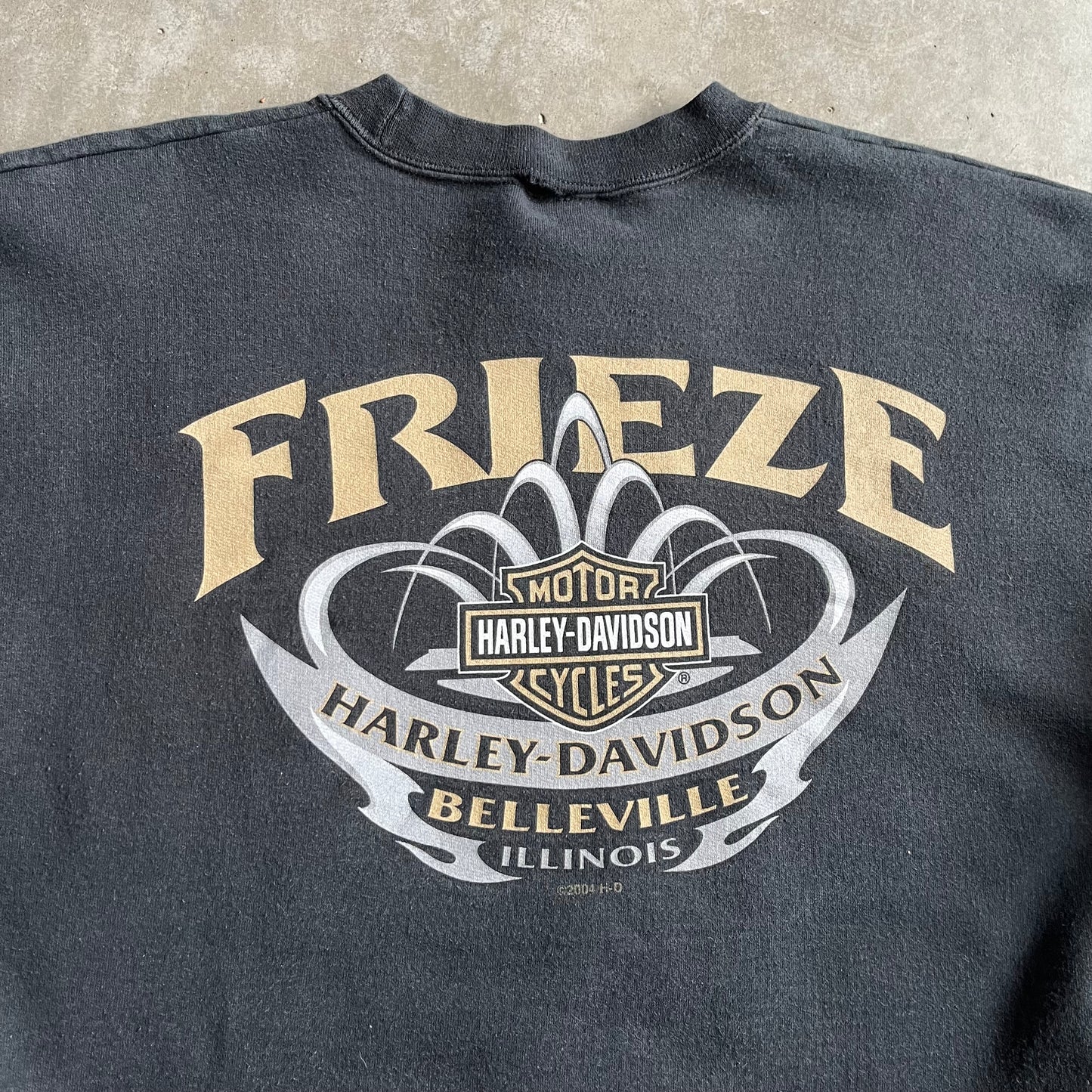 Vintage Harley Davidson Belleville Illinois Crewneck Sweatshirt