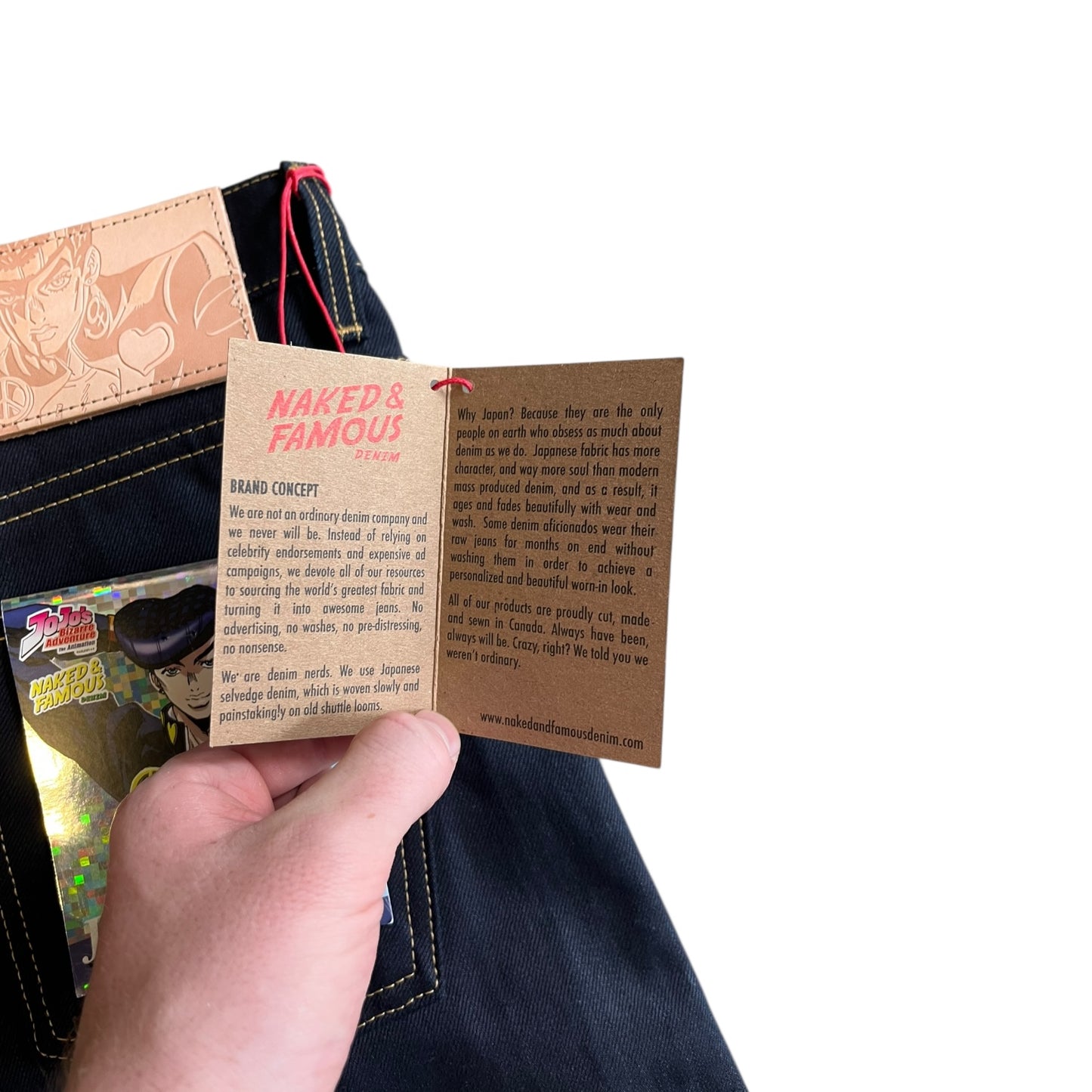 Naked & Famous x JoJo’s Bizarre Adventure Super Guy Raw Denim