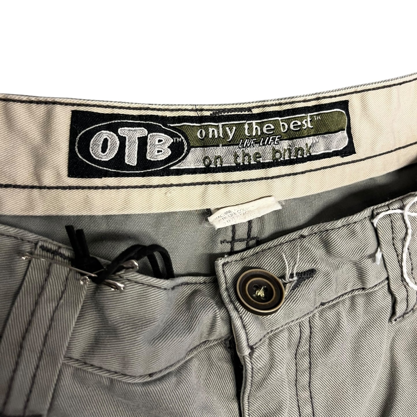 Vintage OTB Green Carpenter Baggy Shorts