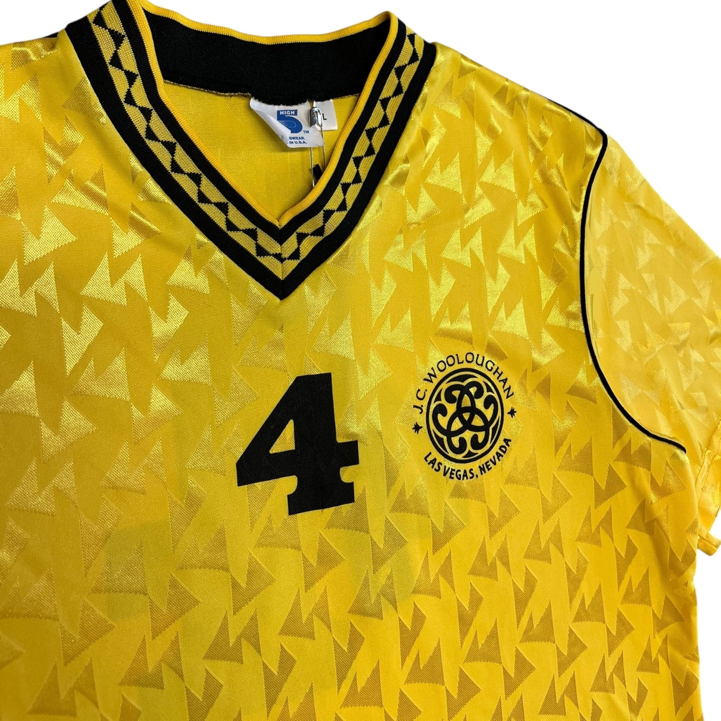 J.C. Wooloughan Las Vegas Yellow Soccer Shirt