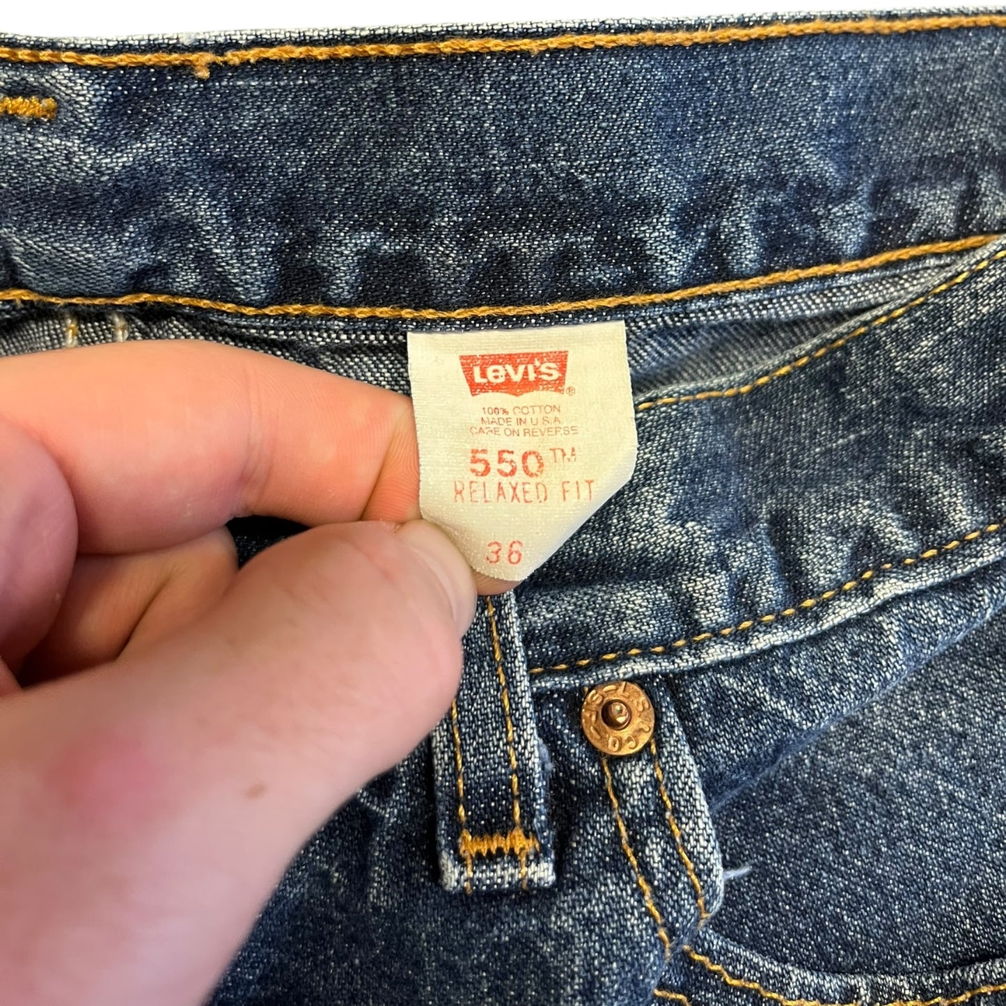 Vintage Levi’s 550 Relaxed Fit Denim Jorts