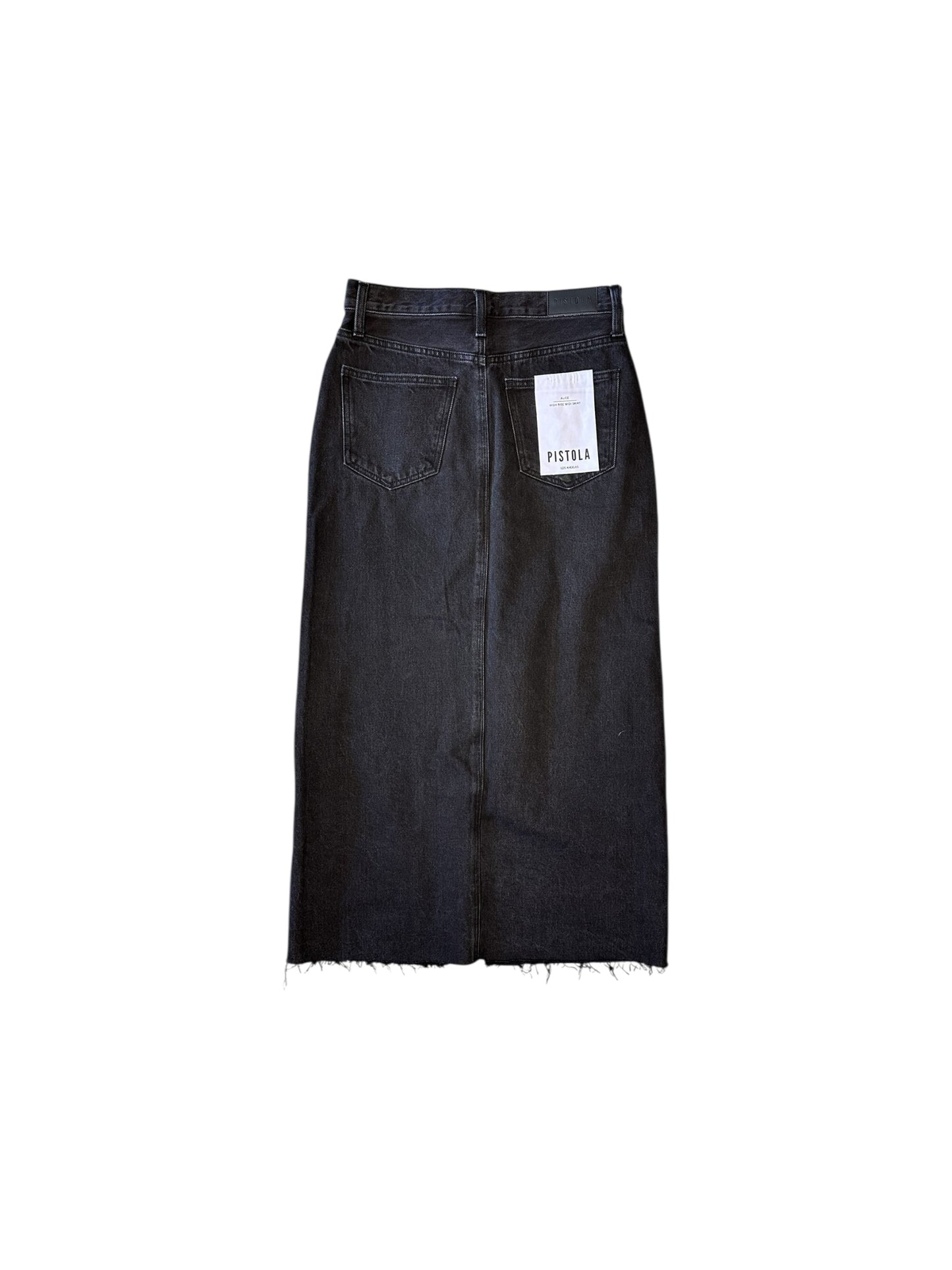 Women’s Pistola “Alice” High Rise Midi Skirt In Black