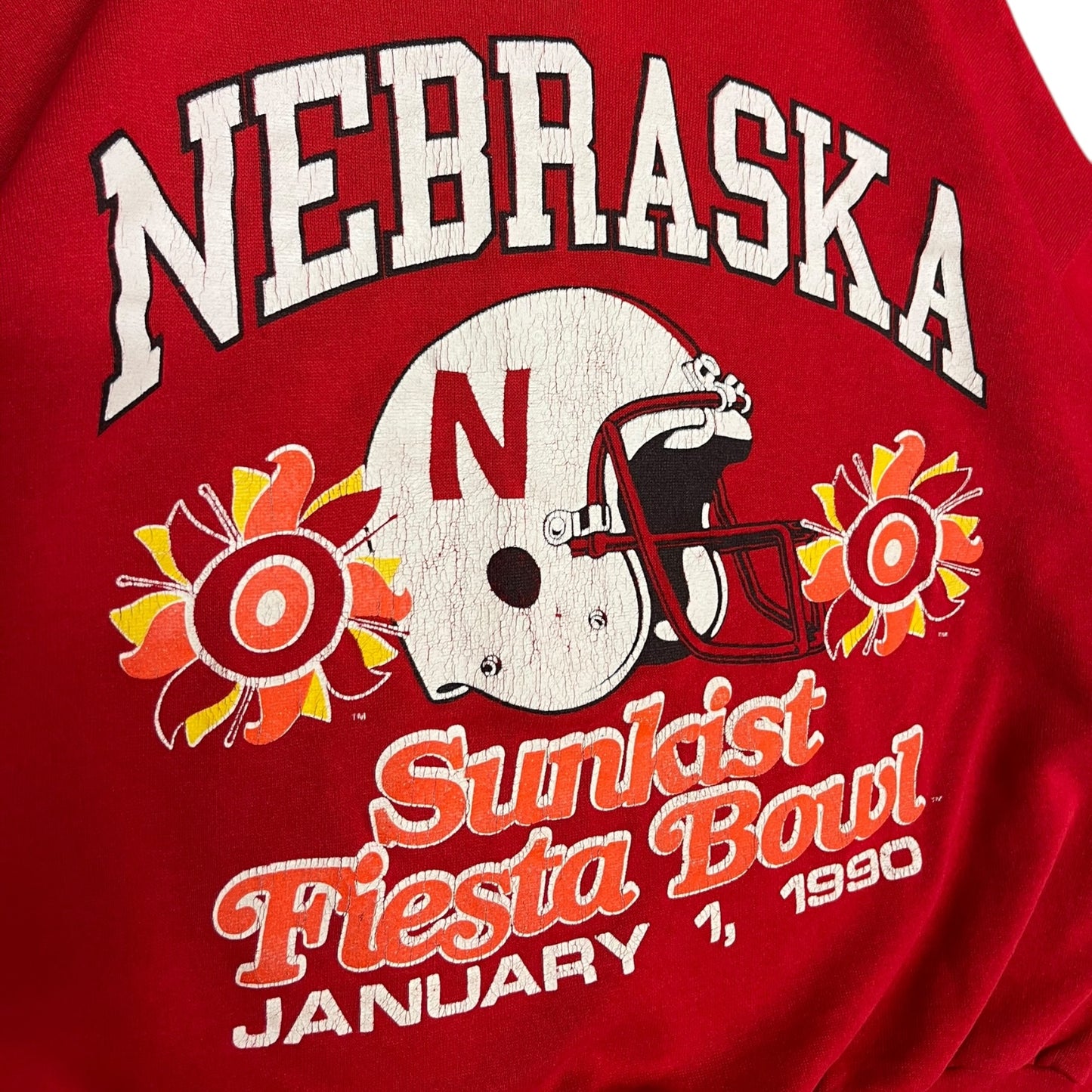 Vintage Nebraska Cornhuskers Sunkist Fiesta Bowl Crewneck