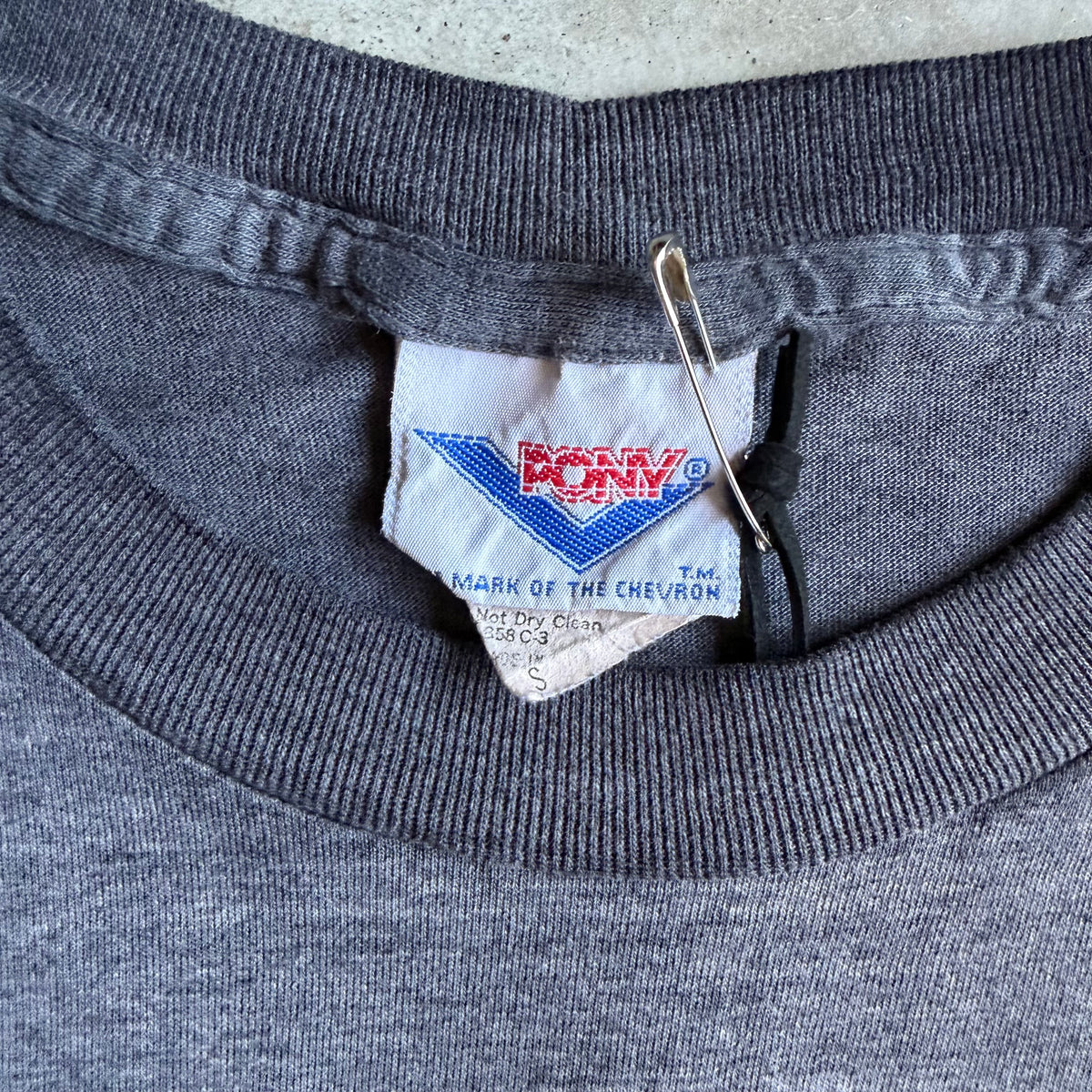 Vintage Pony (Product Of New York) Centered Logo Tee